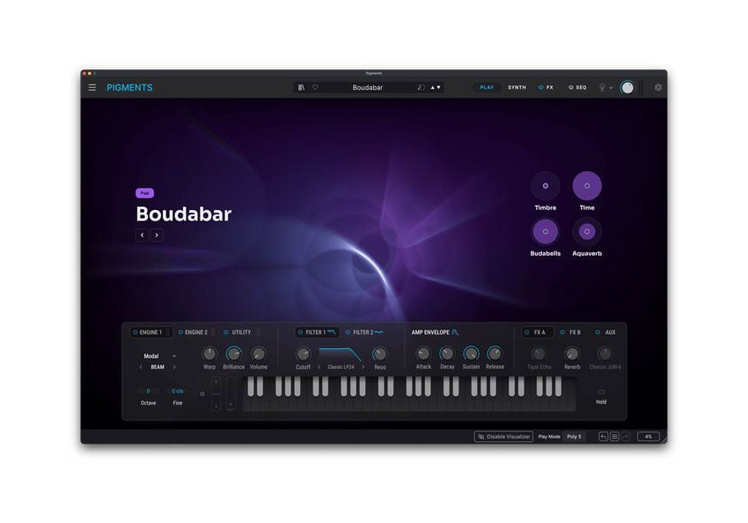 Arturia Pigments 7 Sound Design Synthesizer Software by Arturia