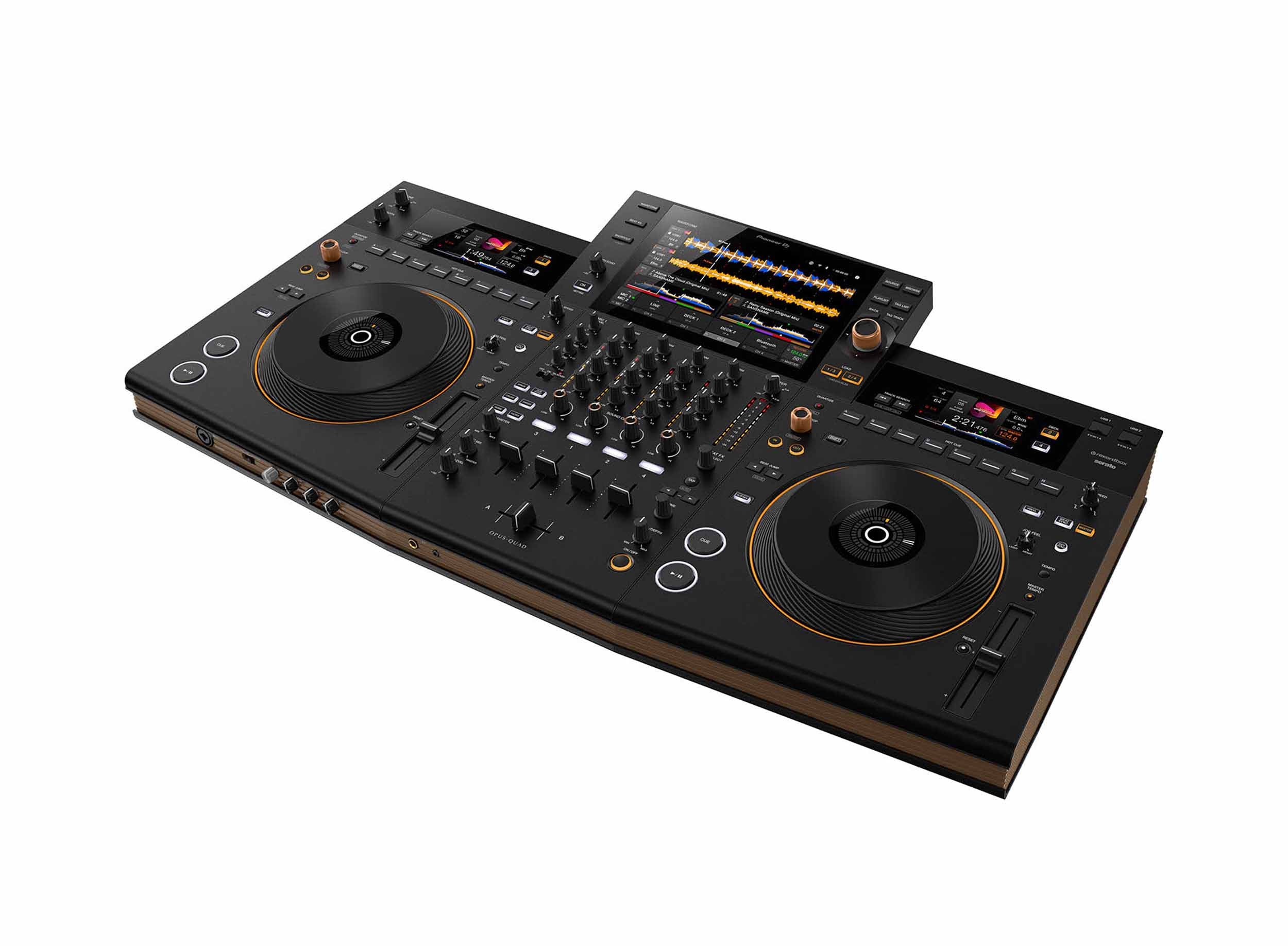 Pioneer OPUS-QUAD Professional All-In-One DJ System with Decksaver Polycarbonate Protection Cover by Pioneer DJ