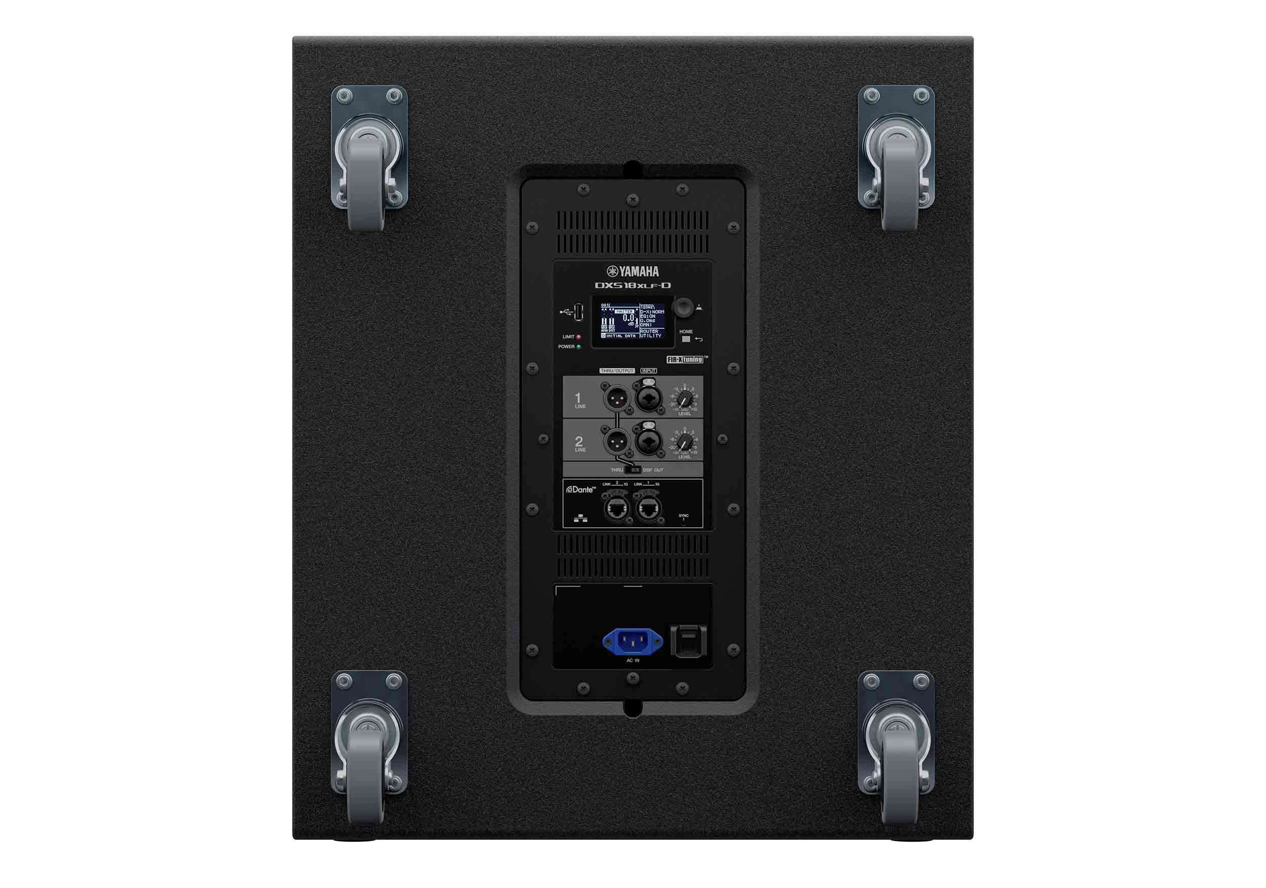 Yamaha DXS18XLF-D 18" Two-Way Powered Subwoofer, Dante Equipped by Yamaha