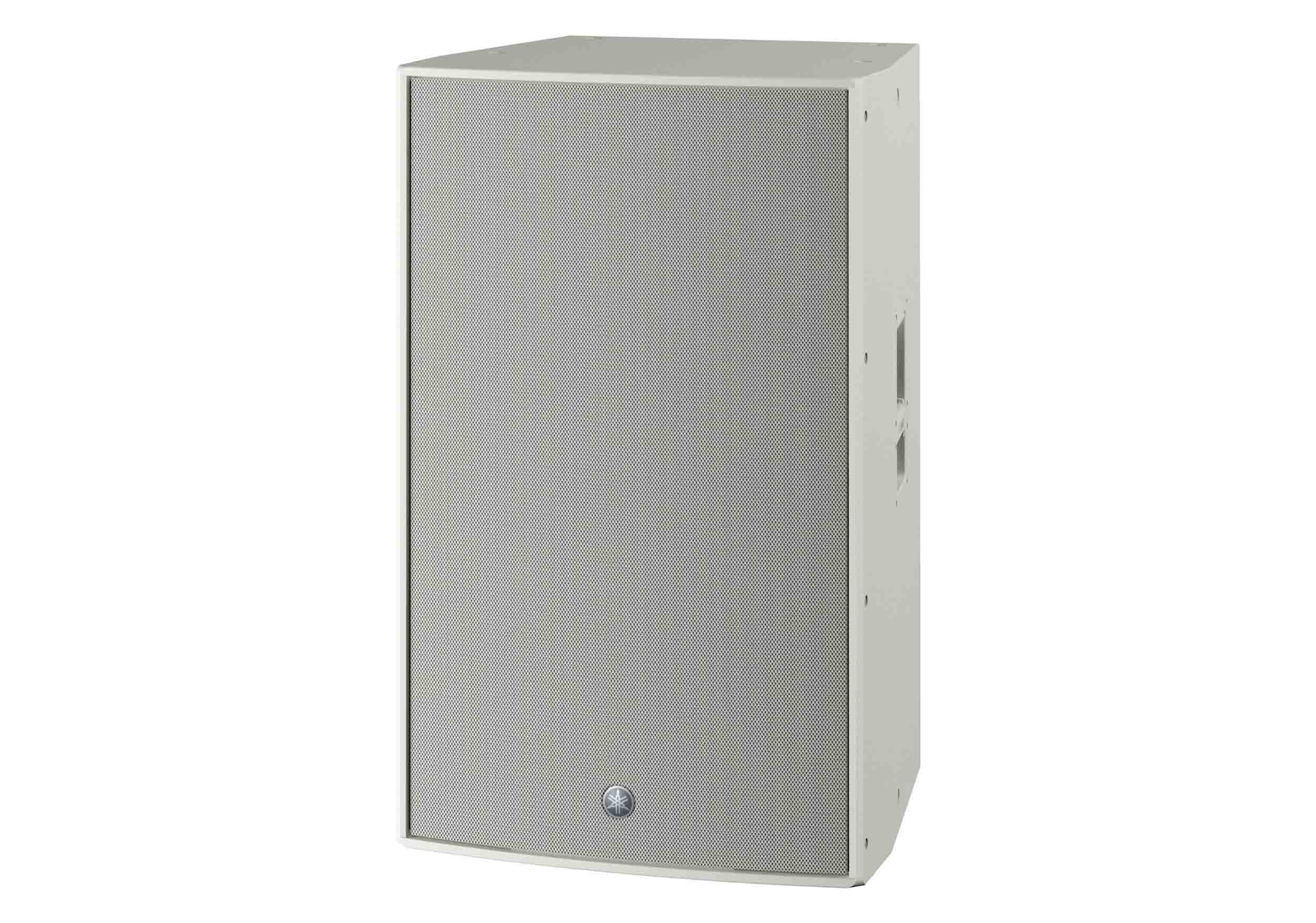 Yamaha DZR315-DW 15" Three-Way Powered LoudSpeaker, Dante Equipped - White by Yamaha