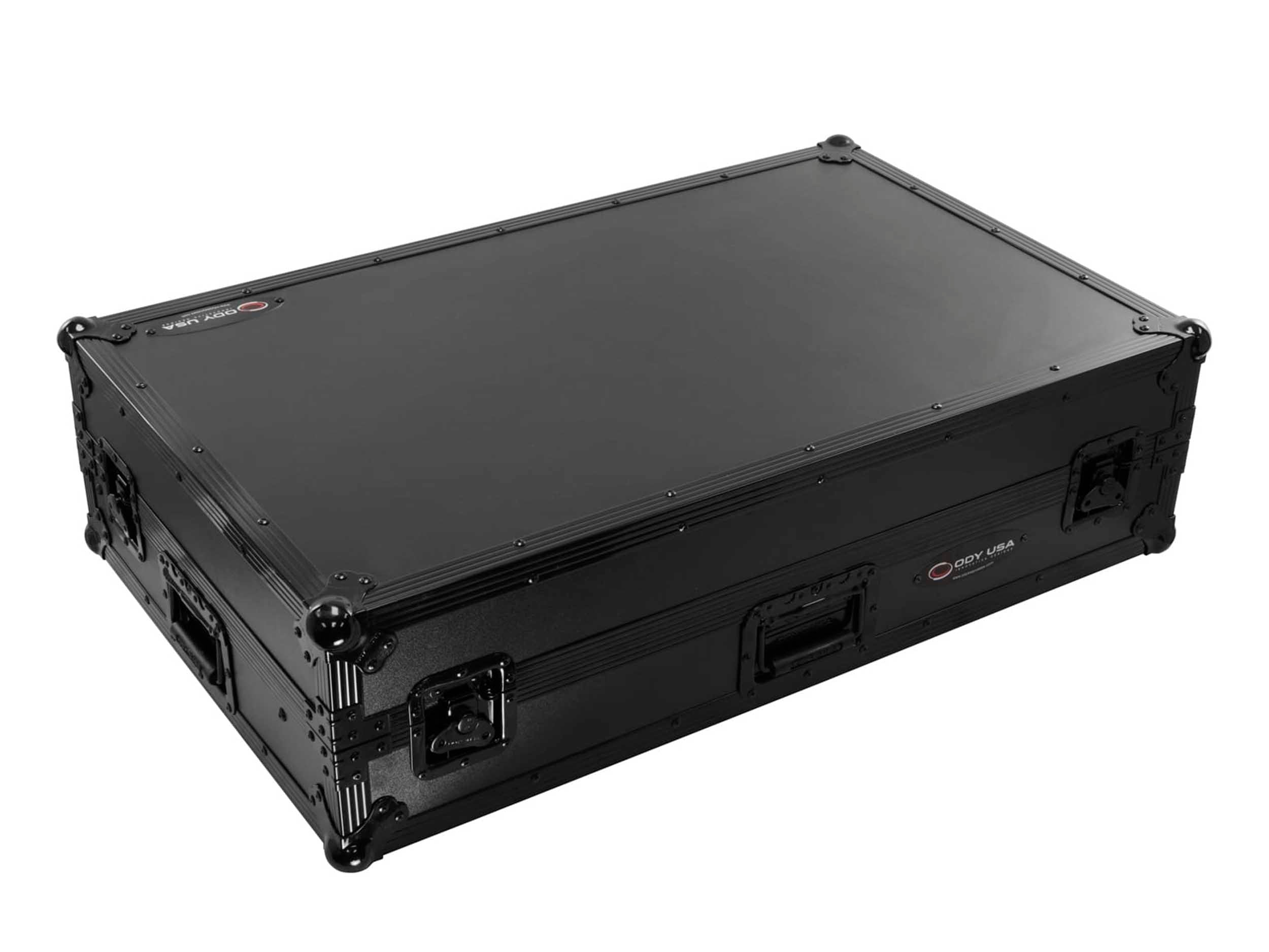 Odyssey FZGSXDJAZWBL Flight Case for AlphaTheta XDJ-AZ Black Label with Glide Style Laptop Platform and Wheels by Odyssey