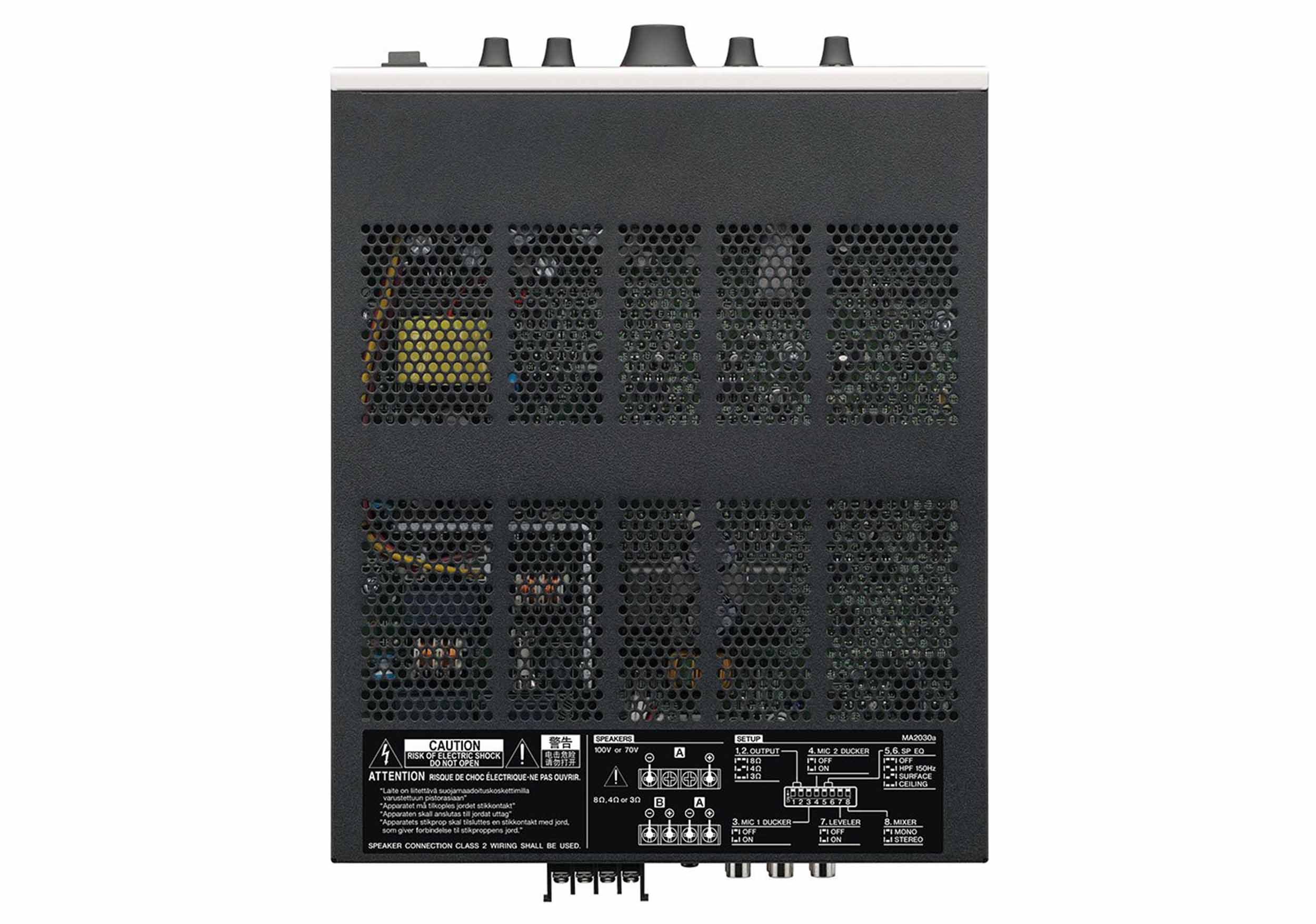 Yamaha MA2030A Lo-Z / Hi-Z Switchable Class-D Mixer Amplifier by Yamaha