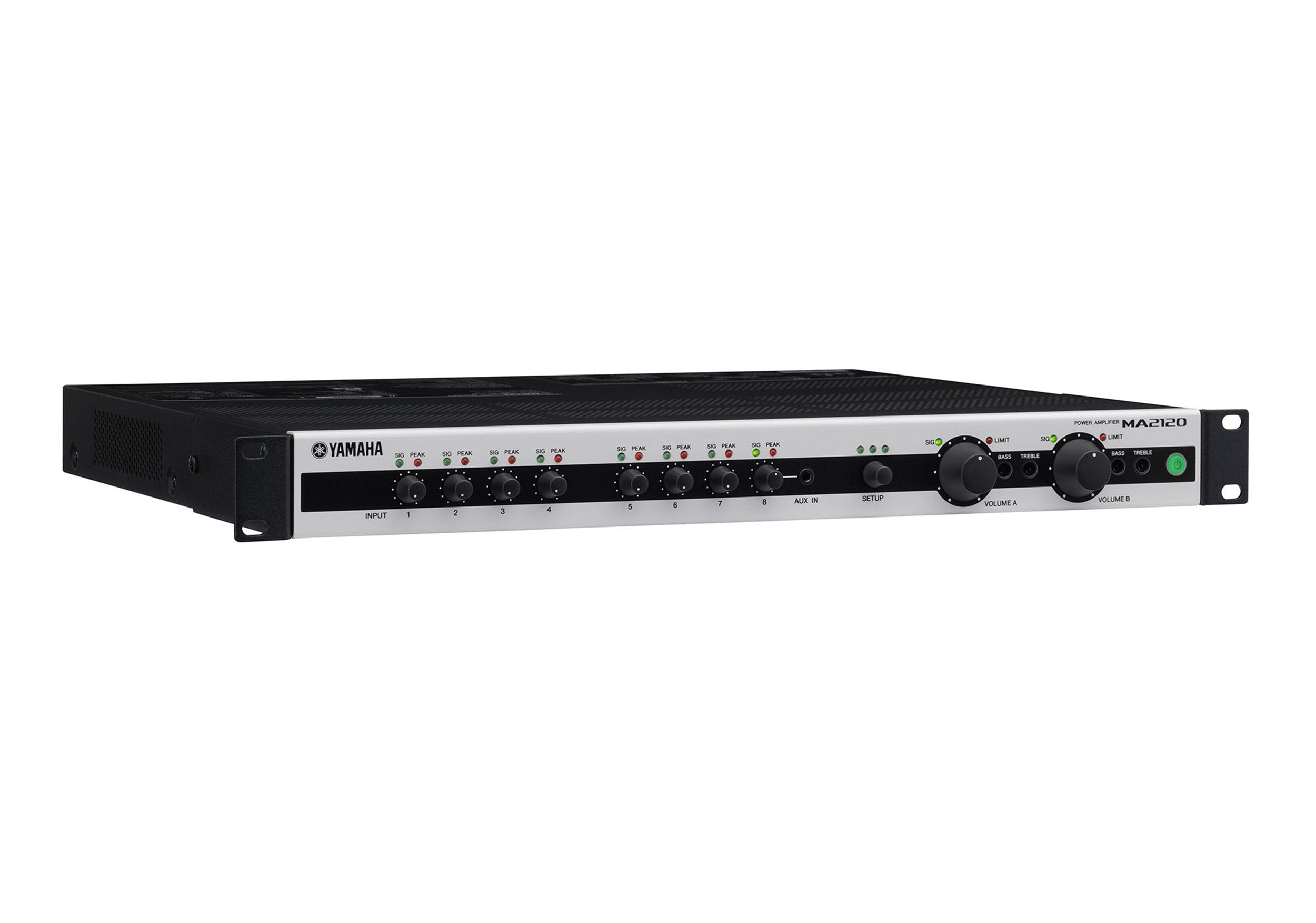 Yamaha MA2120 Lo-Z / Hi-Z Switchable Class-D Mixer Amplifier by Yamaha