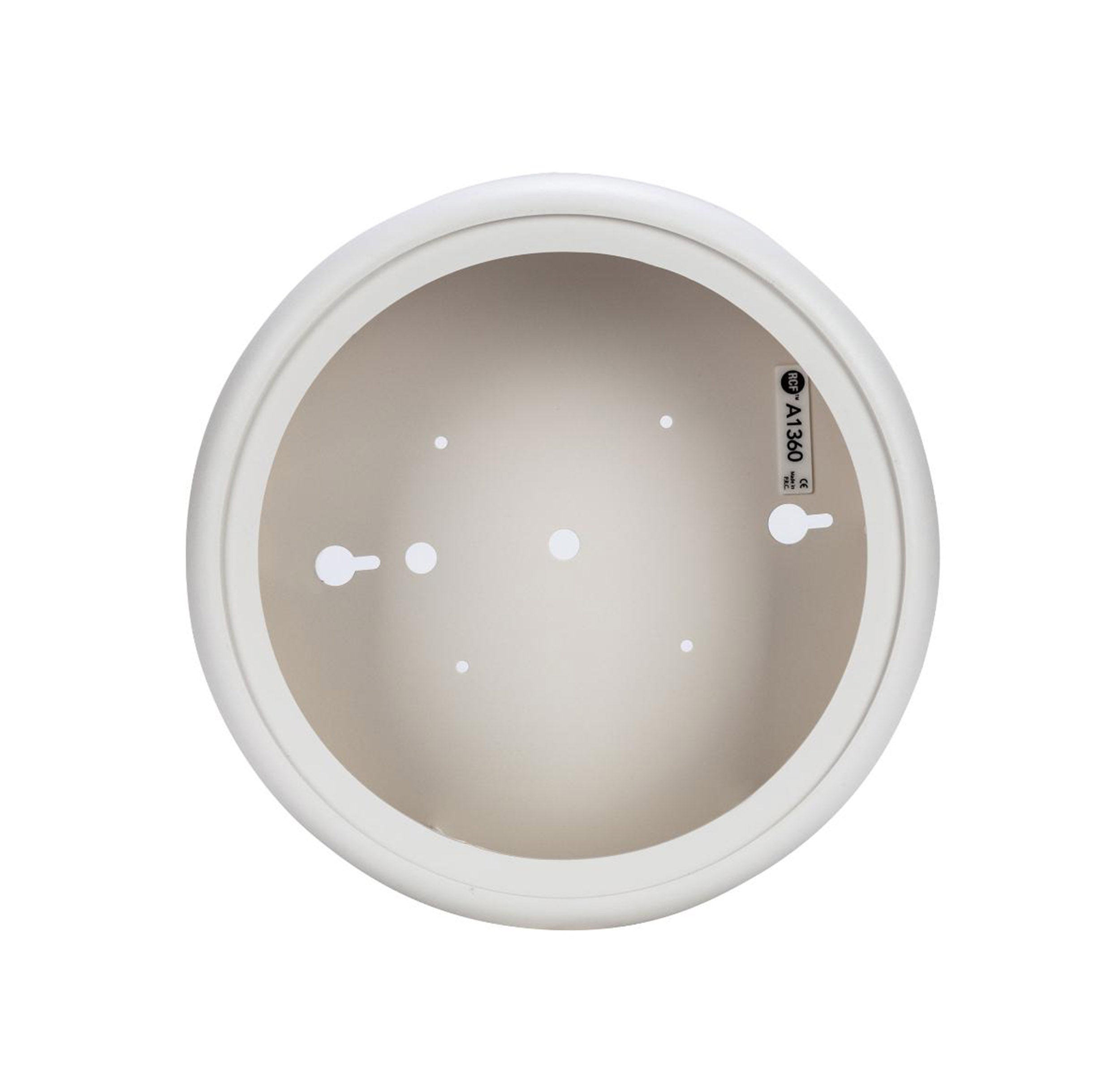 RCF A 1360 Surface Mount Adapter for PL 60 Ceiling Speaker - White by RCF