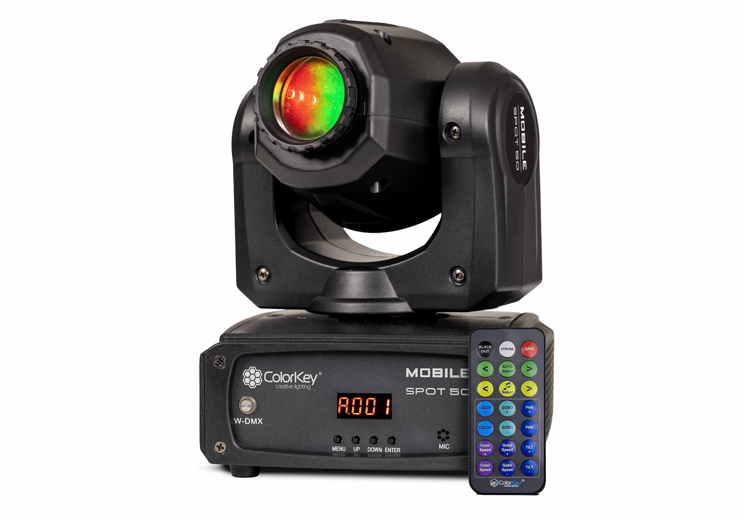 Colokey CKU-6102 Mobile Spot 50, 2-Pack Bundle with Carrying Bag by ColorKey