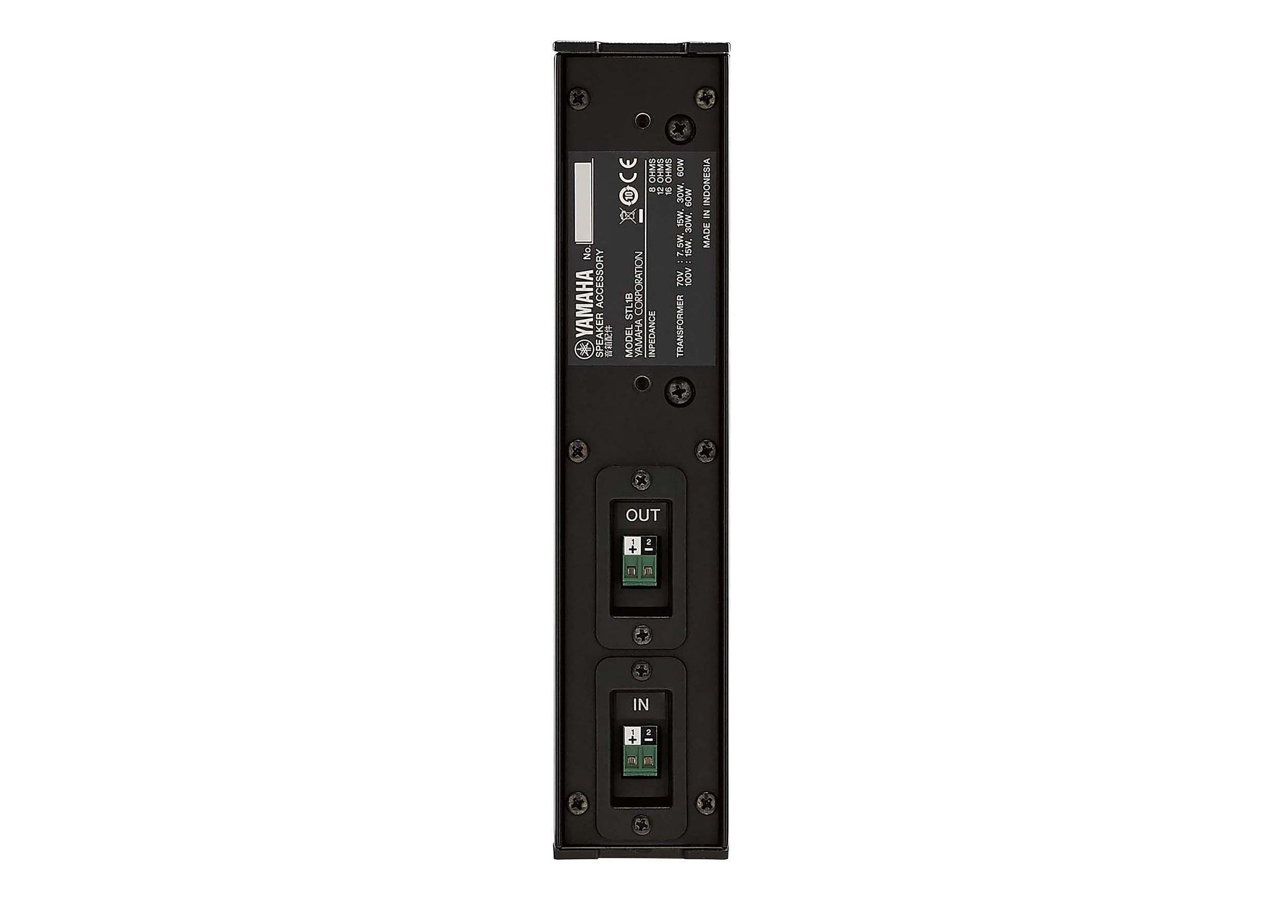 Yamaha ST-L1B 70V High Impedance Speaker Transformer - Black by Yamaha