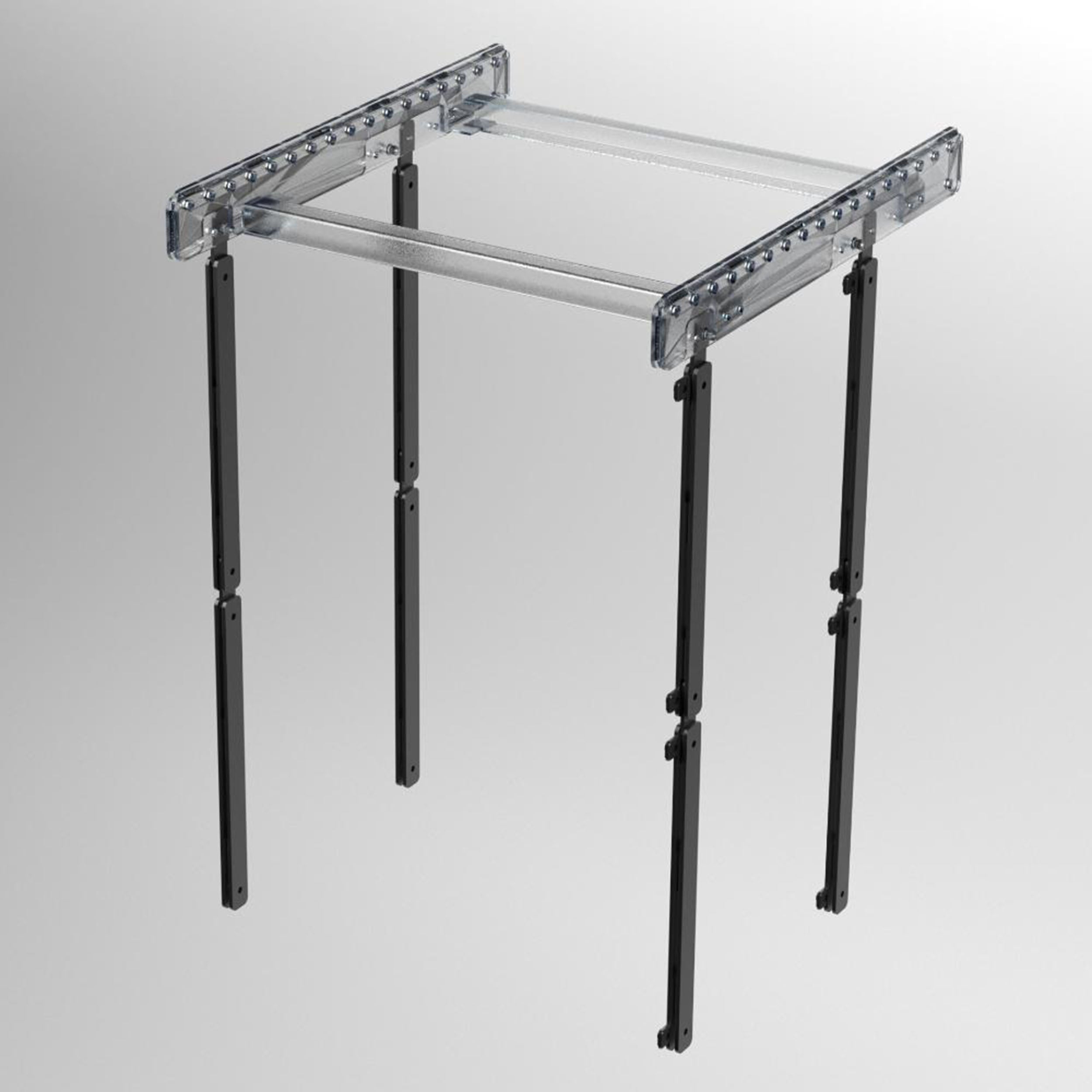 RCF FL FLB60673 Subwoofer Side Suspension Brackets Set of 4 - Black by RCF
