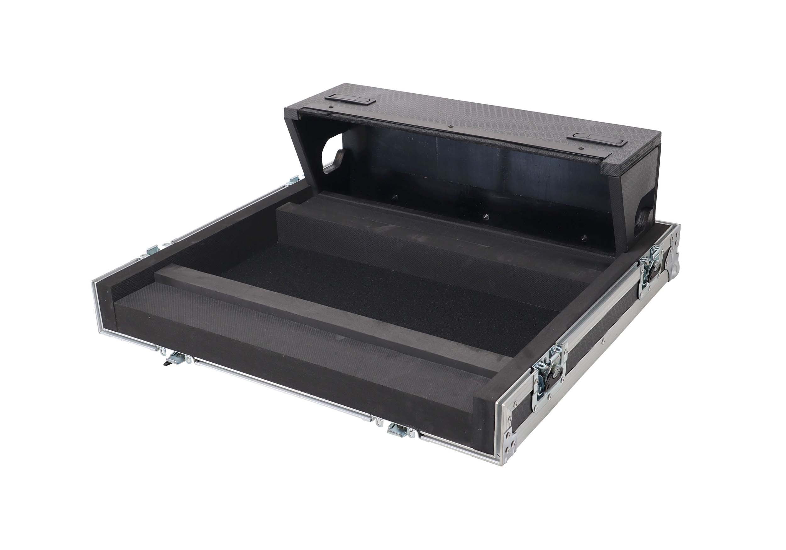 ProX XS-AHQU6DHW Digital Audio Mixer Flight Case for Allen & Heath QU6 Console with Doghouse Compartment and 4x Caster Wheels by ProX Cases