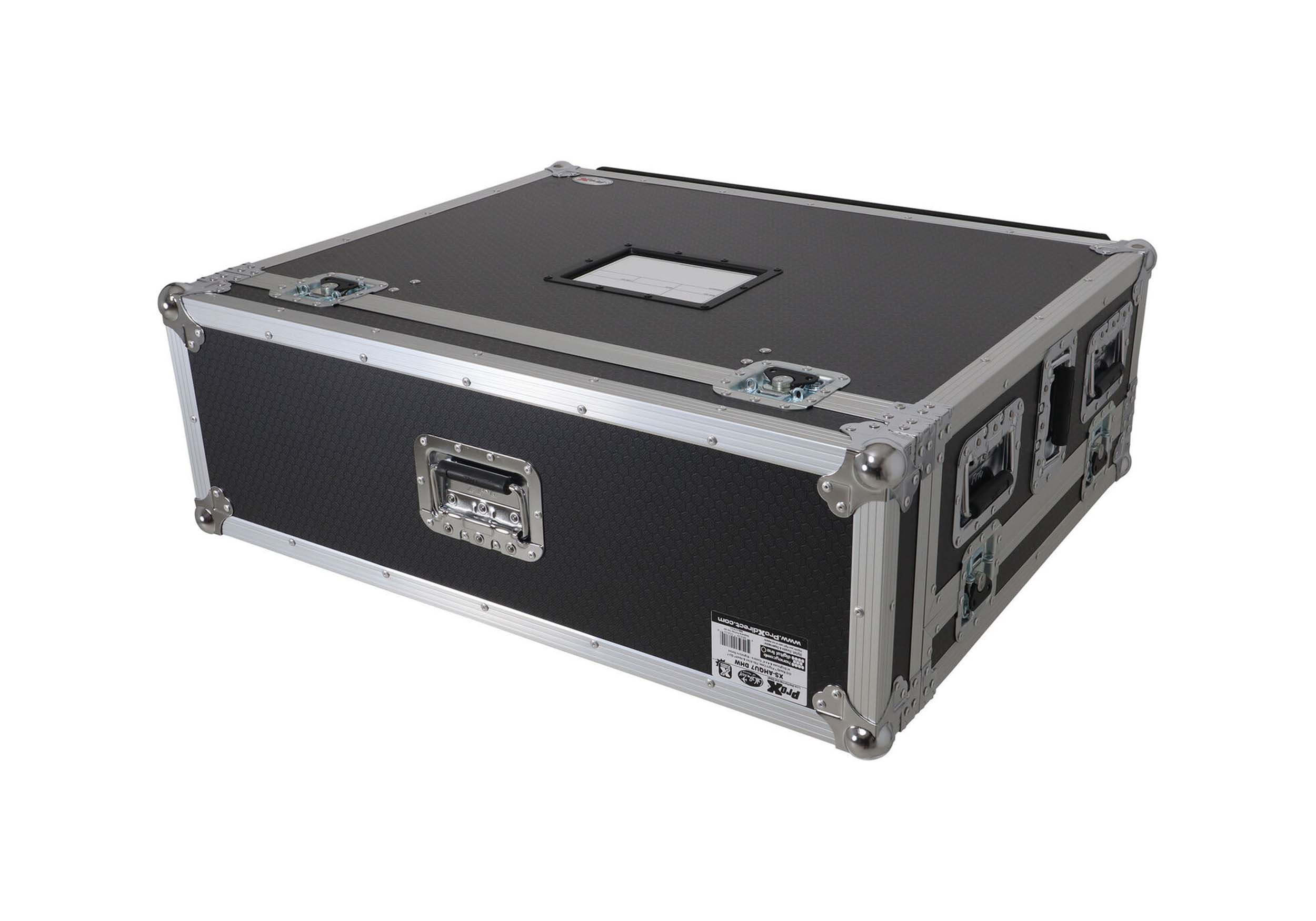 ProX XS-AHQU7DHW Flight Case for Allen & Heath QU7 Console with Doghouse Compartment and 4x Caster Wheels by ProX Cases