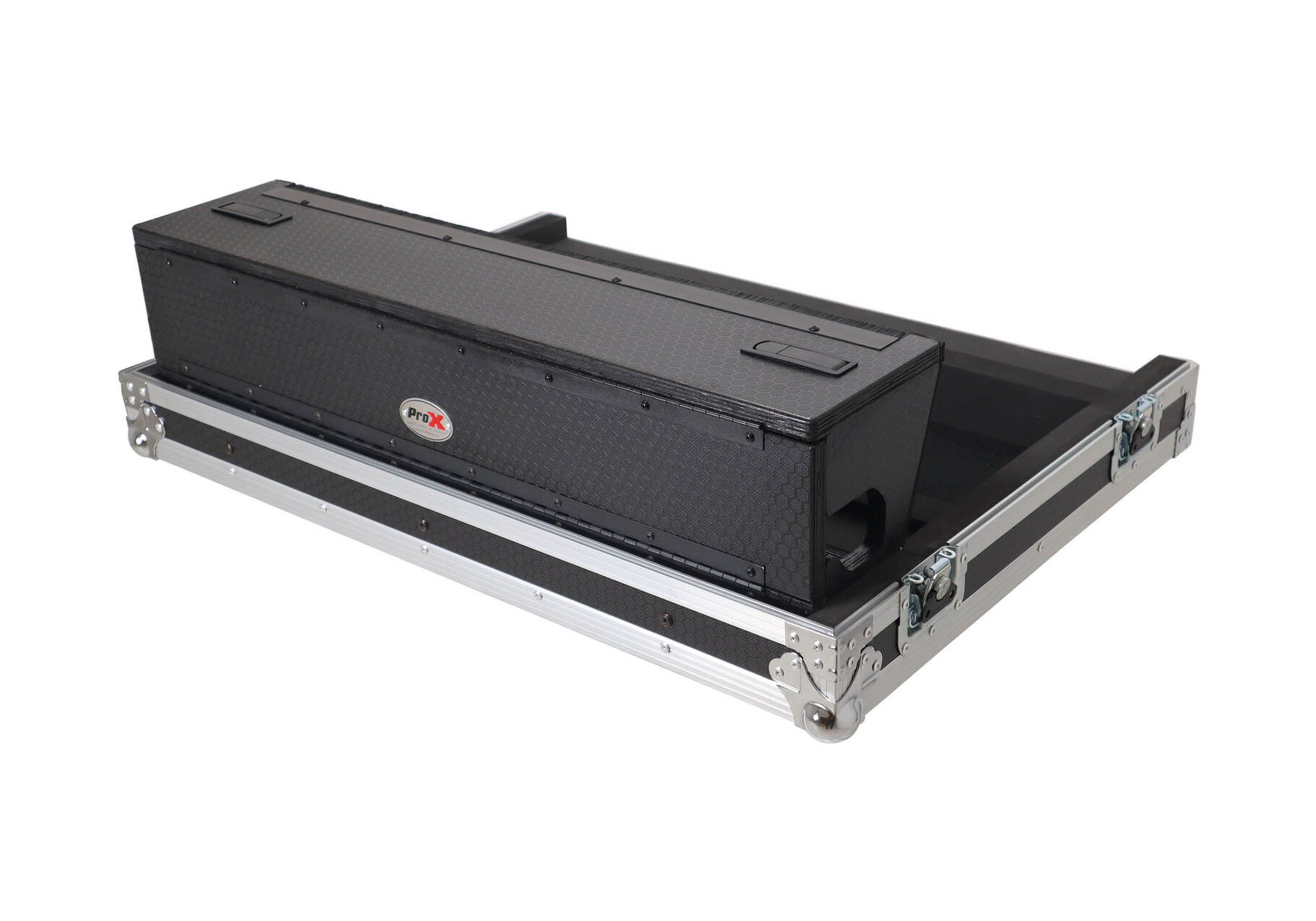 ProX XS-AHQU7DHW Flight Case for Allen & Heath QU7 Console with Doghouse Compartment and 4x Caster Wheels by ProX Cases