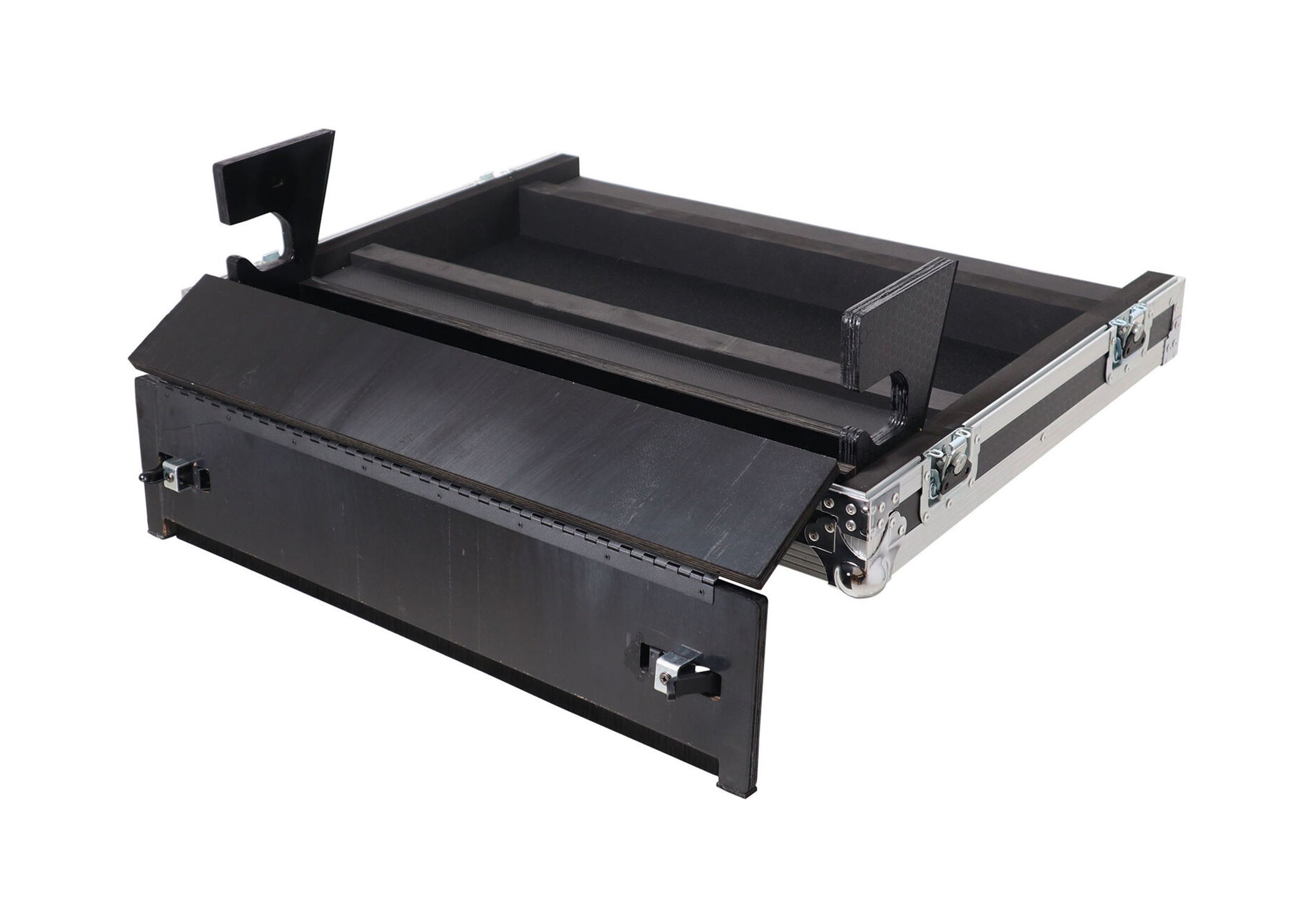 ProX XS-AHQU7DHW Flight Case for Allen & Heath QU7 Console with Doghouse Compartment and 4x Caster Wheels by ProX Cases