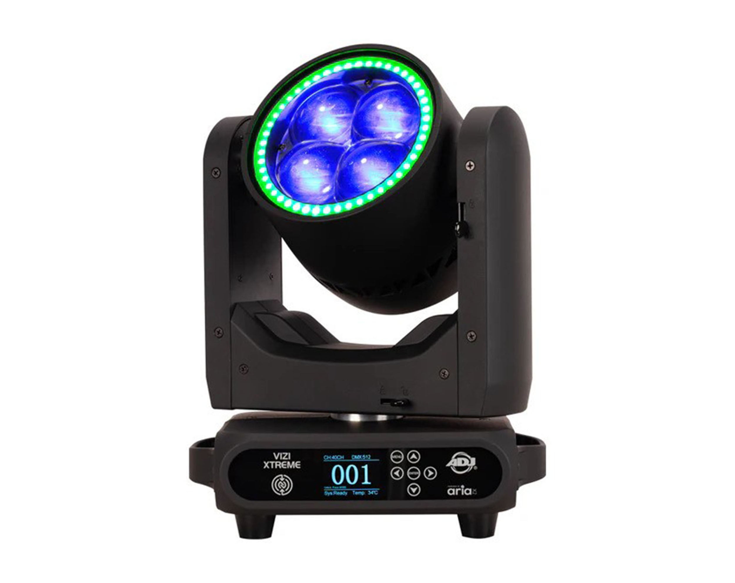 ADJ VIZI XTREME RGBL Moving Head Beam with Wired Digital Communication Network - 4 x 50W by ADJ