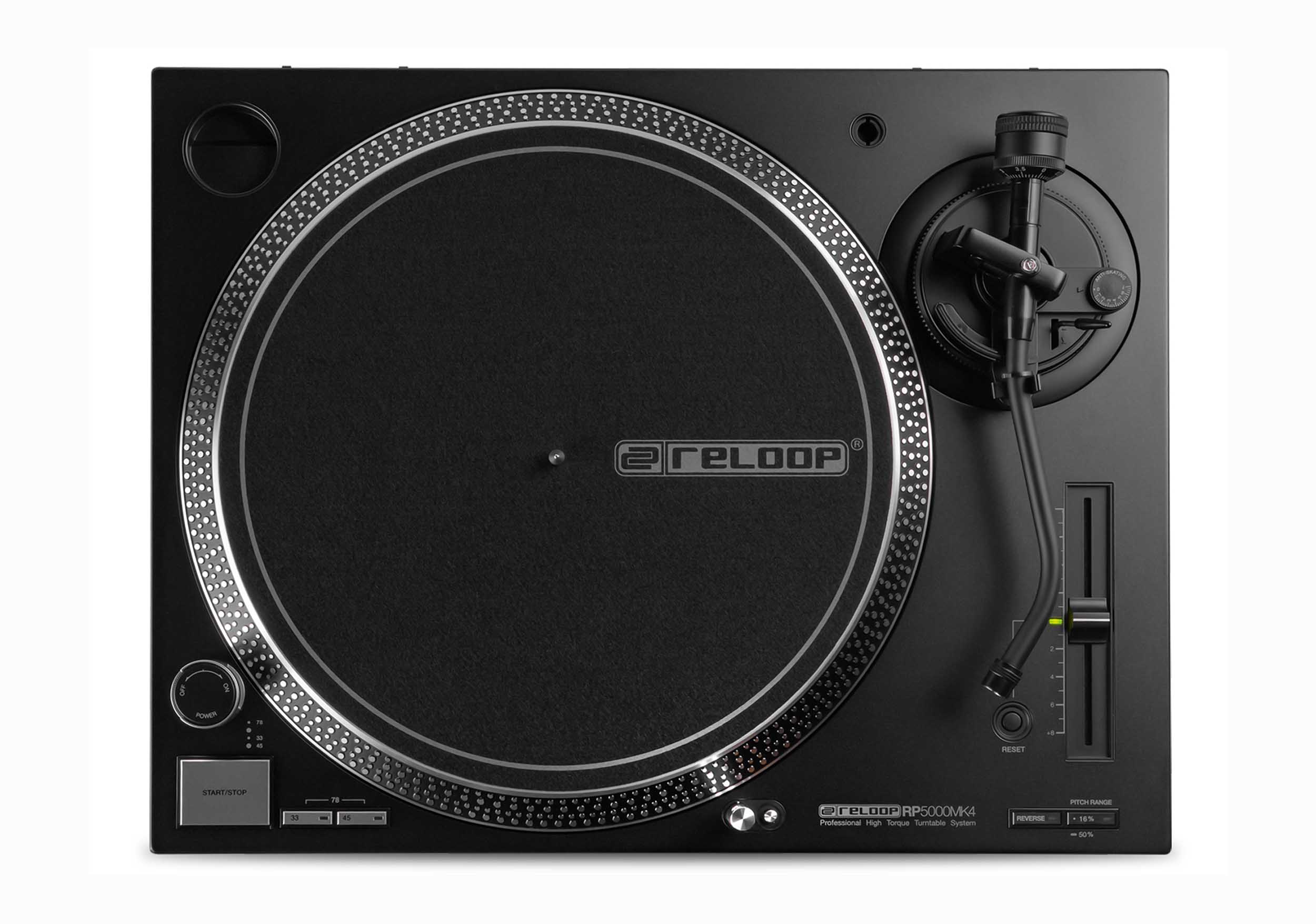 Reloop RP-5000 MK4 High-Torque Direct-Drive Professional DJ Turntable by Reloop
