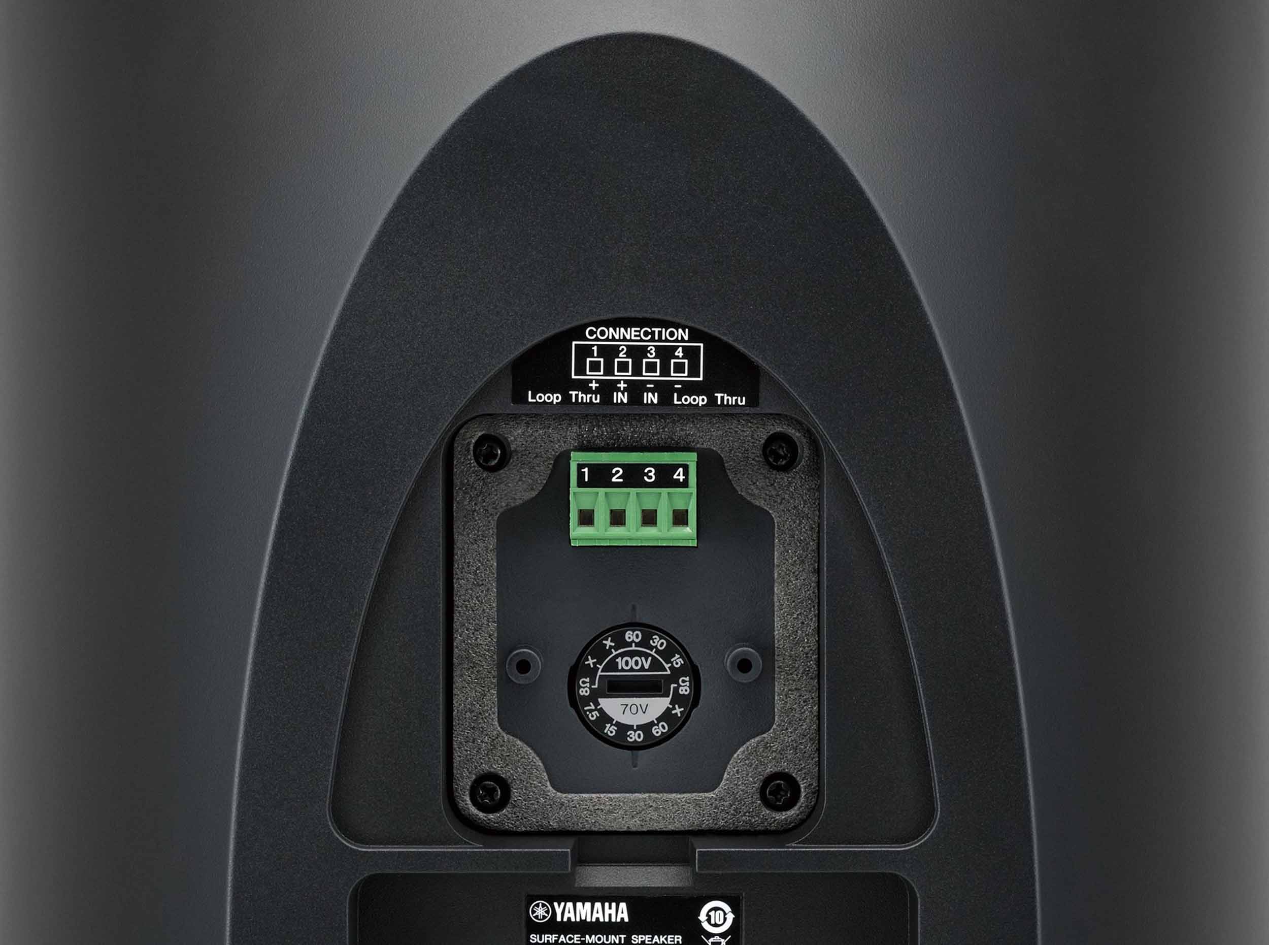 Yamaha VXS8 8" Two-Way Surface-Mounted Loudspeaker - Black Pair by Yamaha