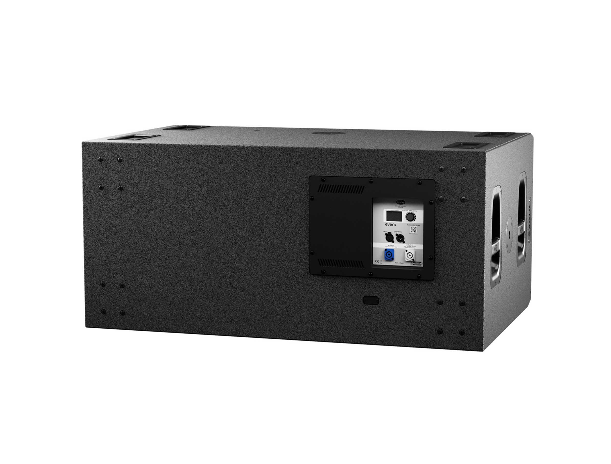 DAS Audio EVENT-S218A, Dual 18″ Active Bass Subwoofer - 4500W by DAS Audio