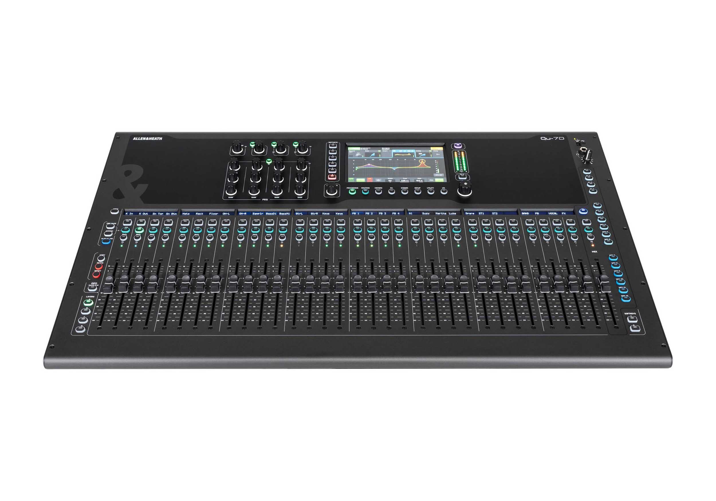 Allen & Heath Qu-7/Qu-7D Digital Mixer 38 Input / 24 Output - 96kHz XCVI Core by ALLEN & HEATH