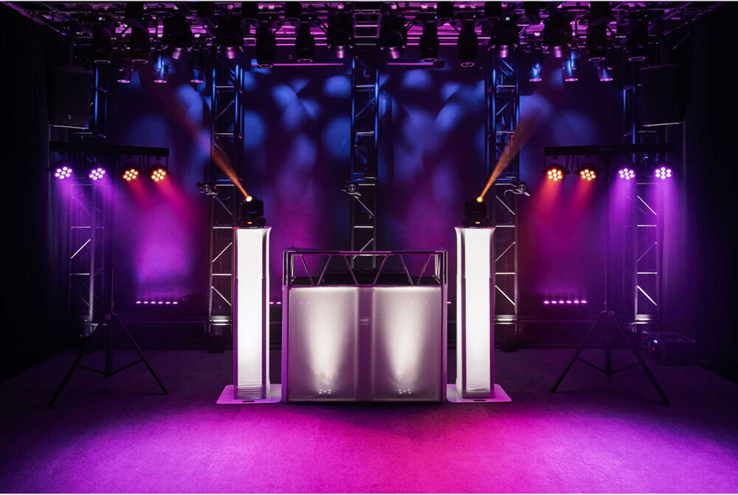 Colorkey CKU-3080 PartyBar Mobile 500 EL Battery-Powered All-in-One Multi-Effects Lighting Package by ColorKey