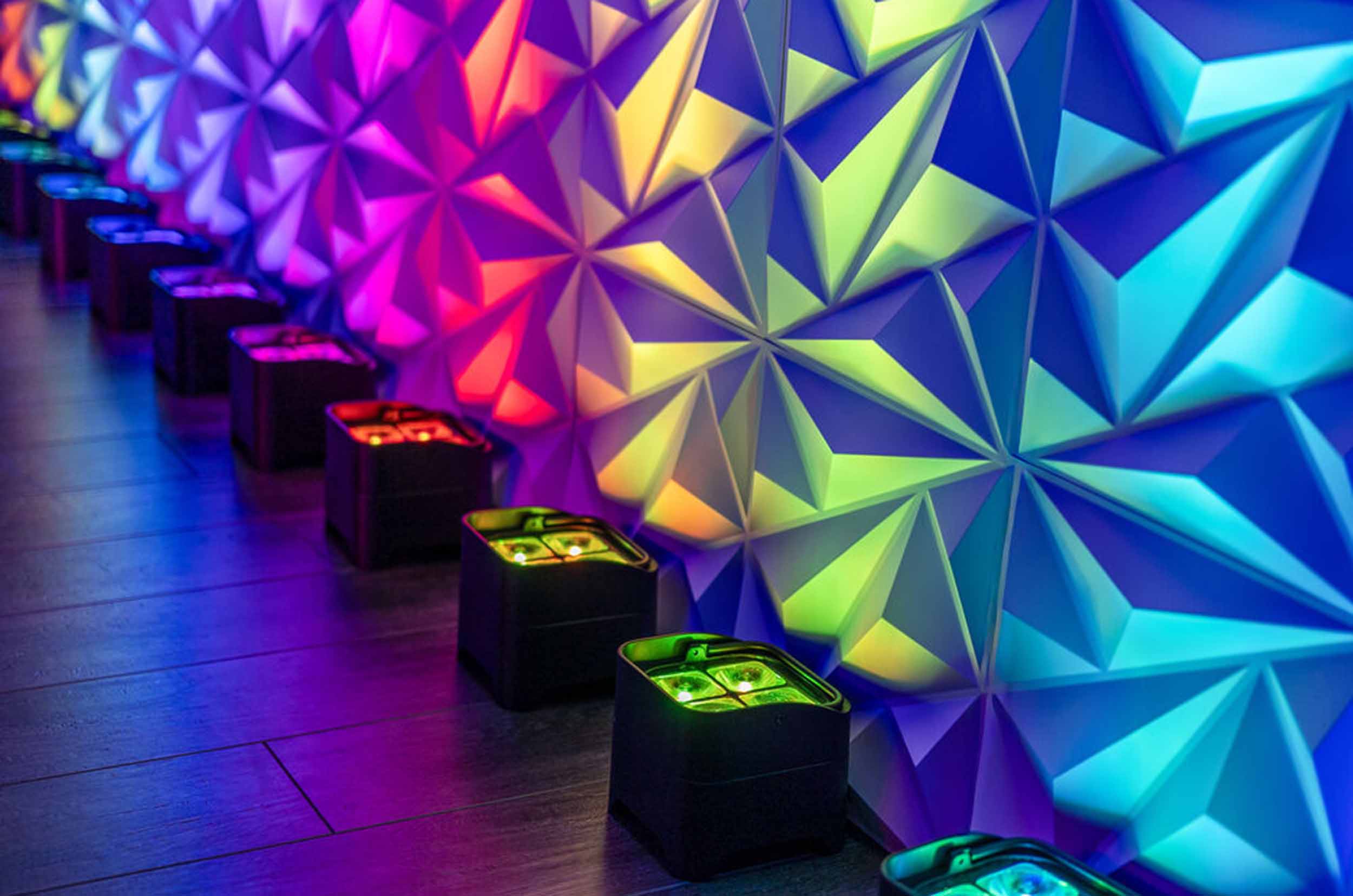 Colorkey CKU-6220 MobilePar Mini HEX 4 MKII - Battery-Powered RGBAW+UV LED Fixture by ColorKey