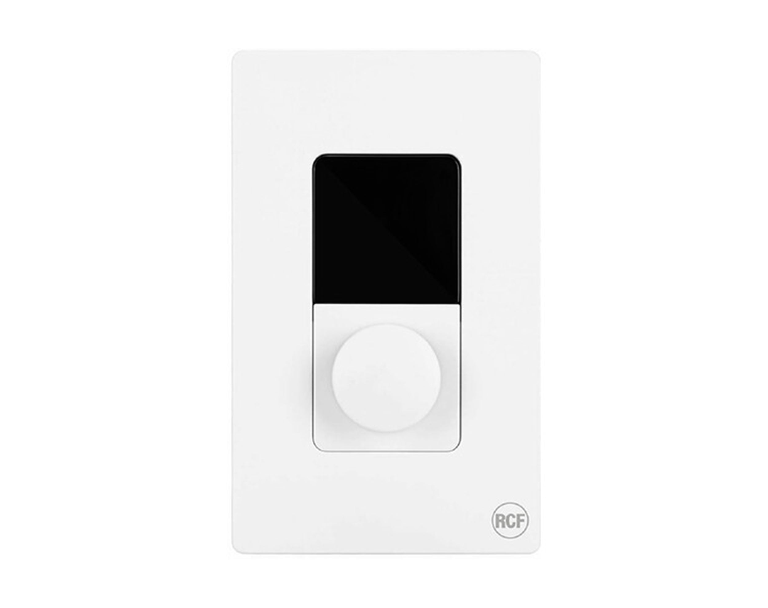 RCF RC-KPS-W Single Zone PoE Powered Wall Mount Remote Control - White by RCF