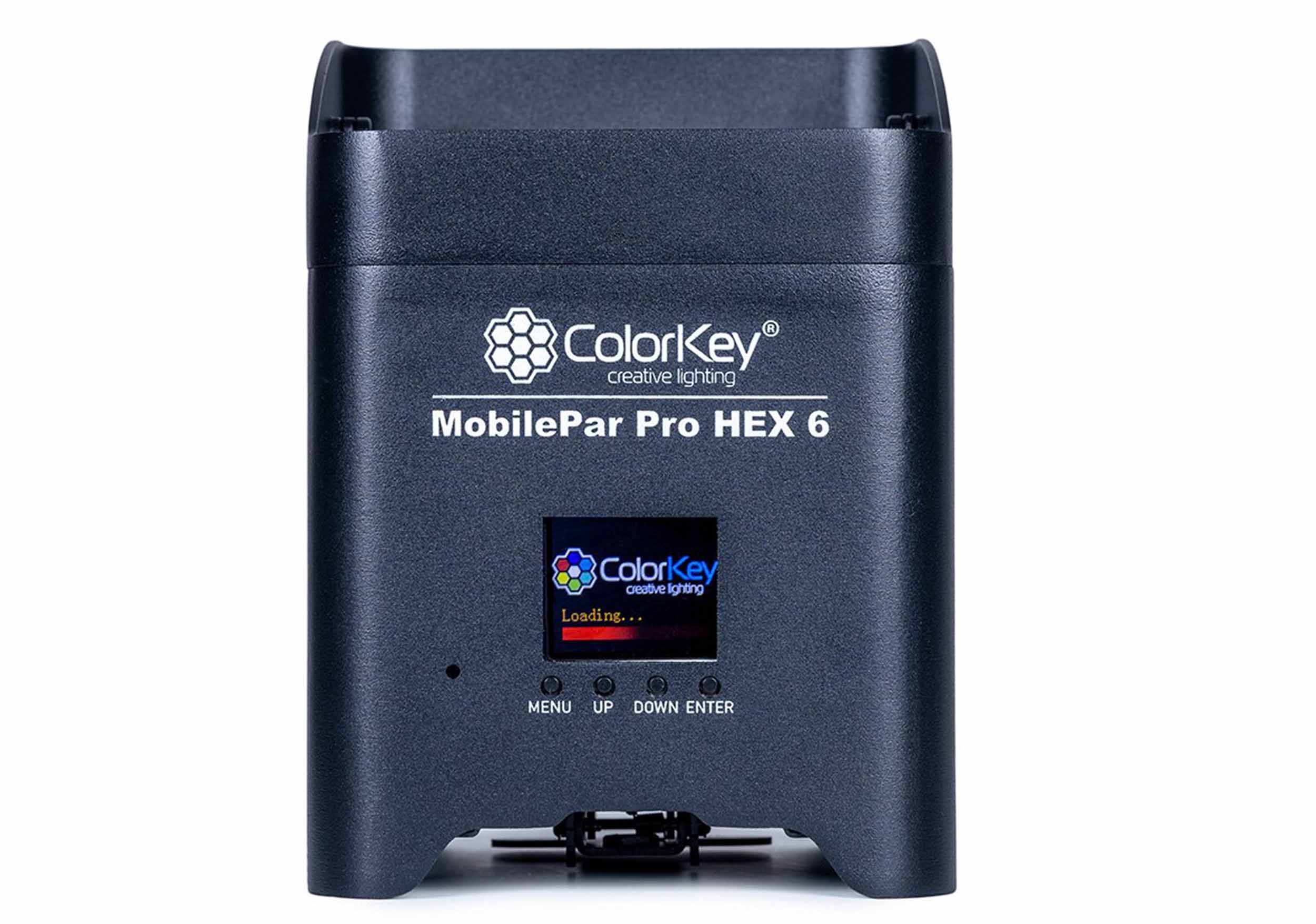 ColorKey CKU-6238-KIT MobilePar Pro HEX 6, 8-Pack Battery Powered RGBAW-UV LEDs Bundle with Charging Road Case by ColorKey