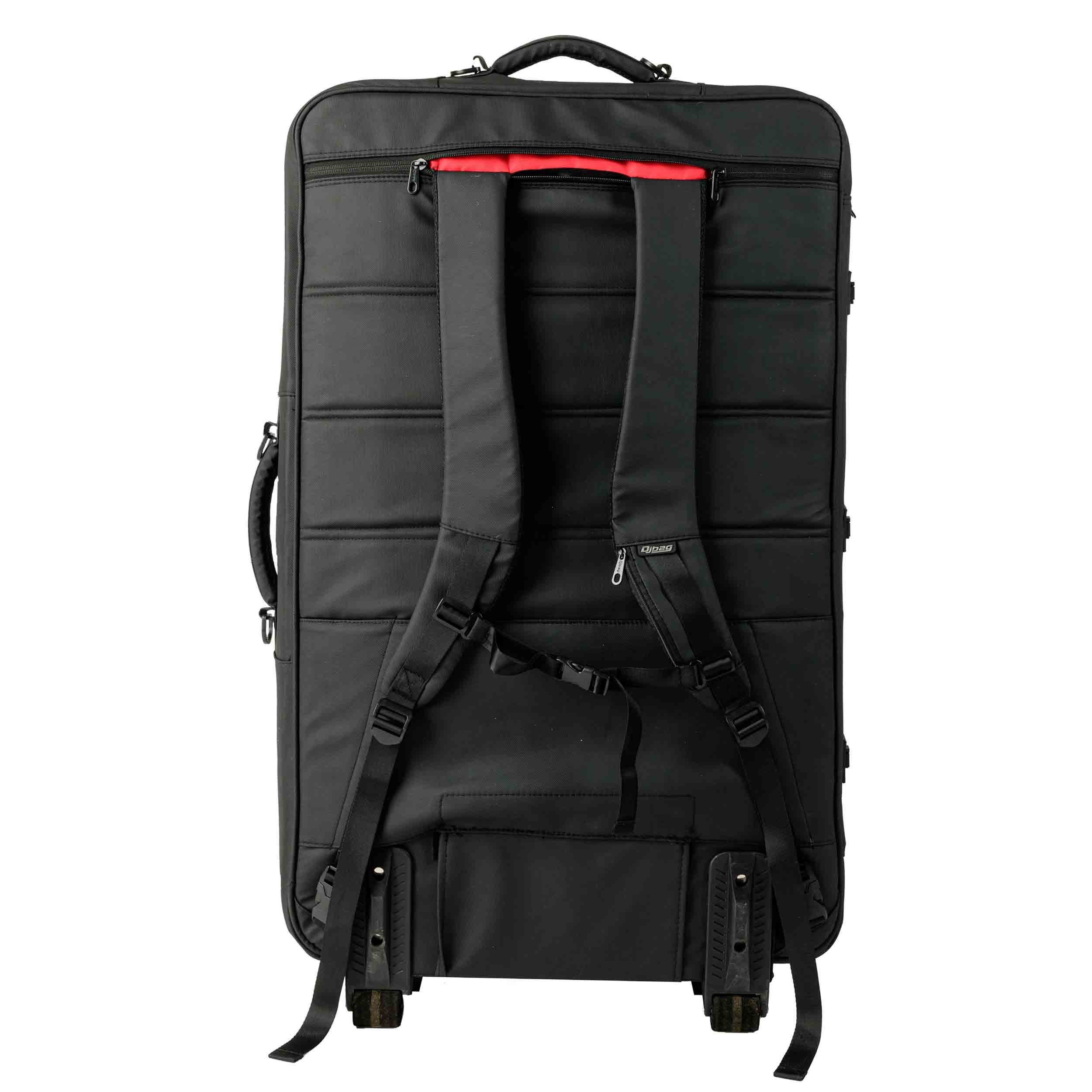 DJ BAG K-MAX PLUS MK2 SE Backpack with Wheels for Pioneer XDJ-RX3, RANE FOUR, DENON PRIME4+, SC LIFE4 by DGS USA