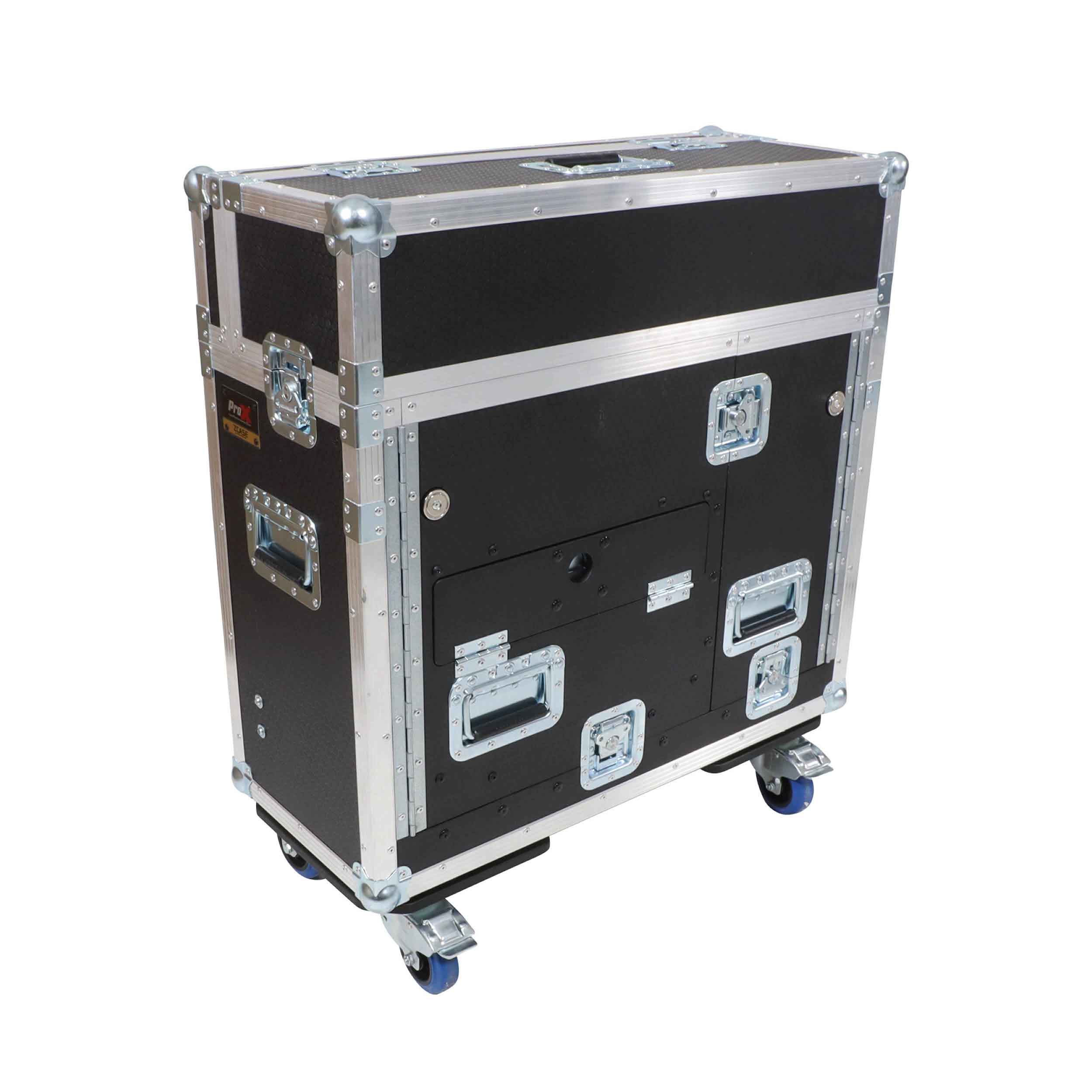 ProX XZF-BX32C Flip-Ready Easy Retracting Hydraulic Lift Case for Behringer BX32 Compact Console by ProX Cases