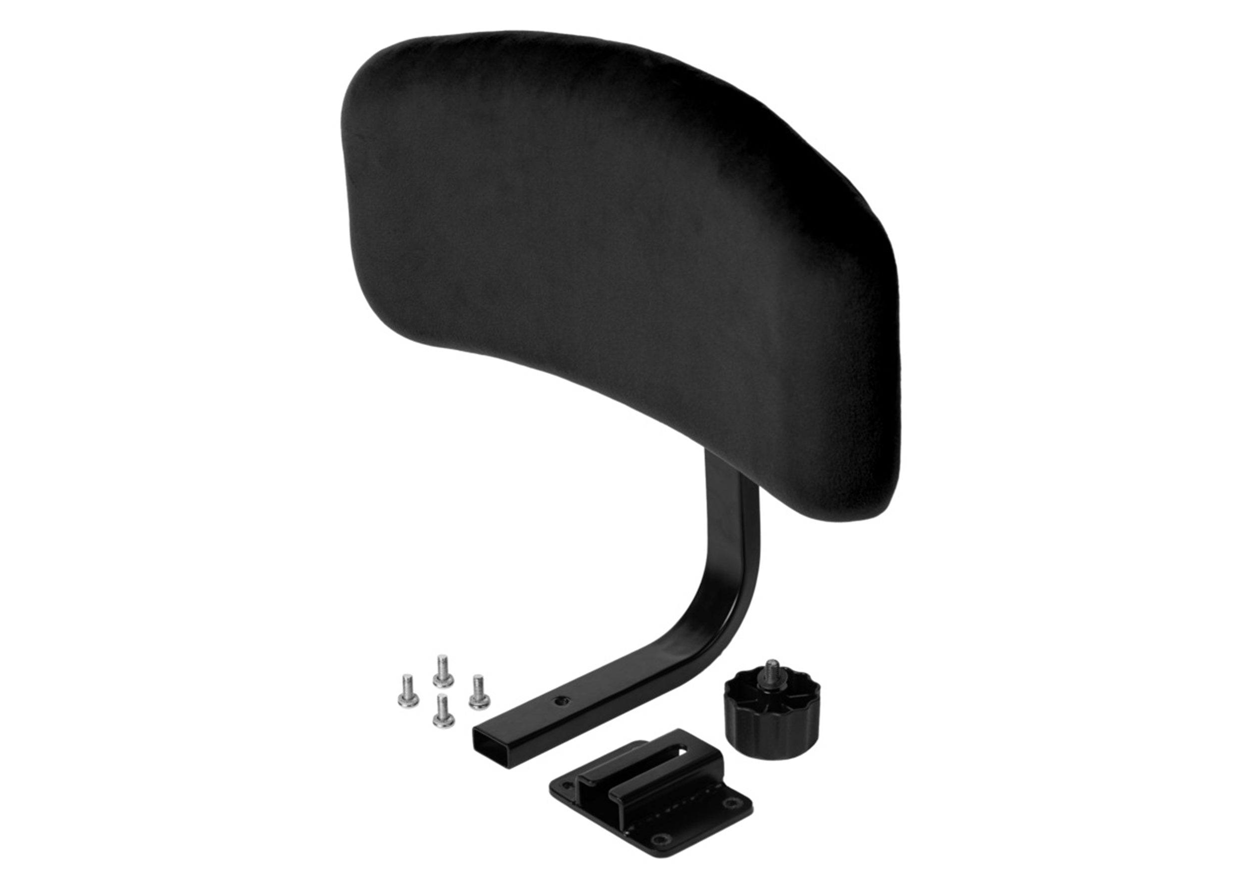 Gator Cases GP-DTH-BR Percussion Drum Throne Backrest - Black, Blue and Red Finishes