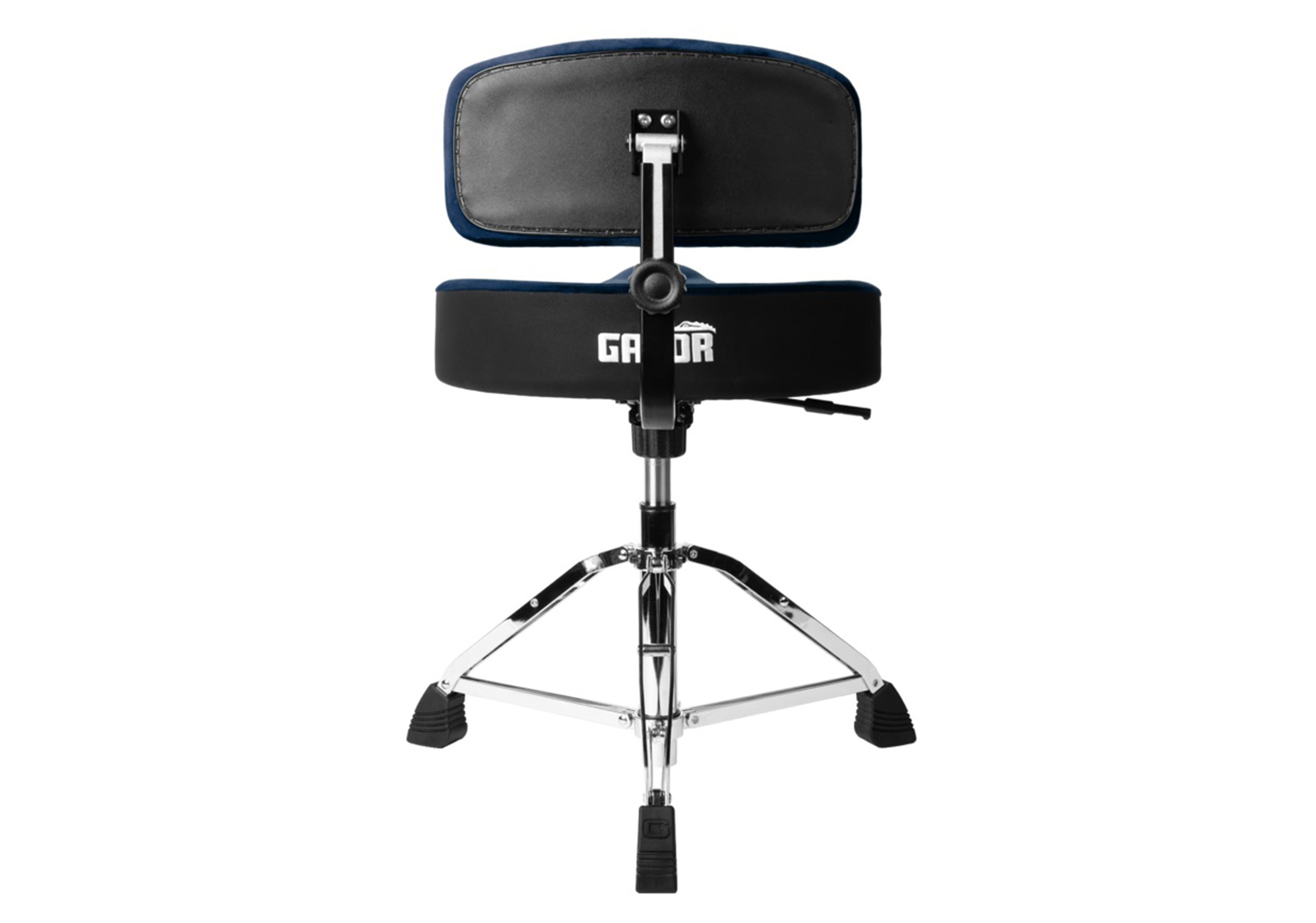 Gator Cases GP-DTH-BR Percussion Drum Throne Backrest - Black, Blue and Red Finishes