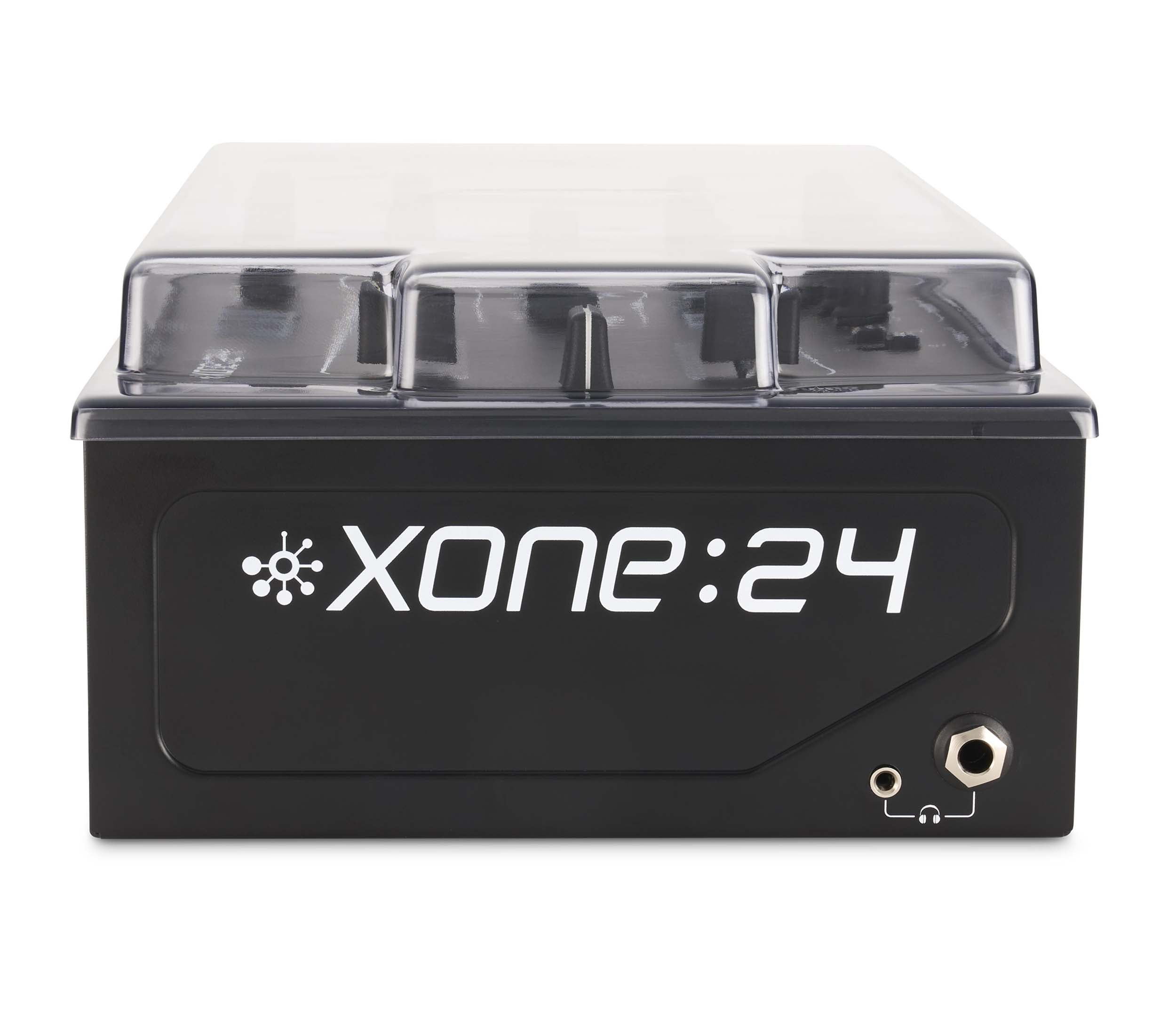 Decksaver DS-PC-XONE24 Smoked Clear Cover for Allen & Heath XONE:24 and 24C DJ Mixer by DECKSAVER