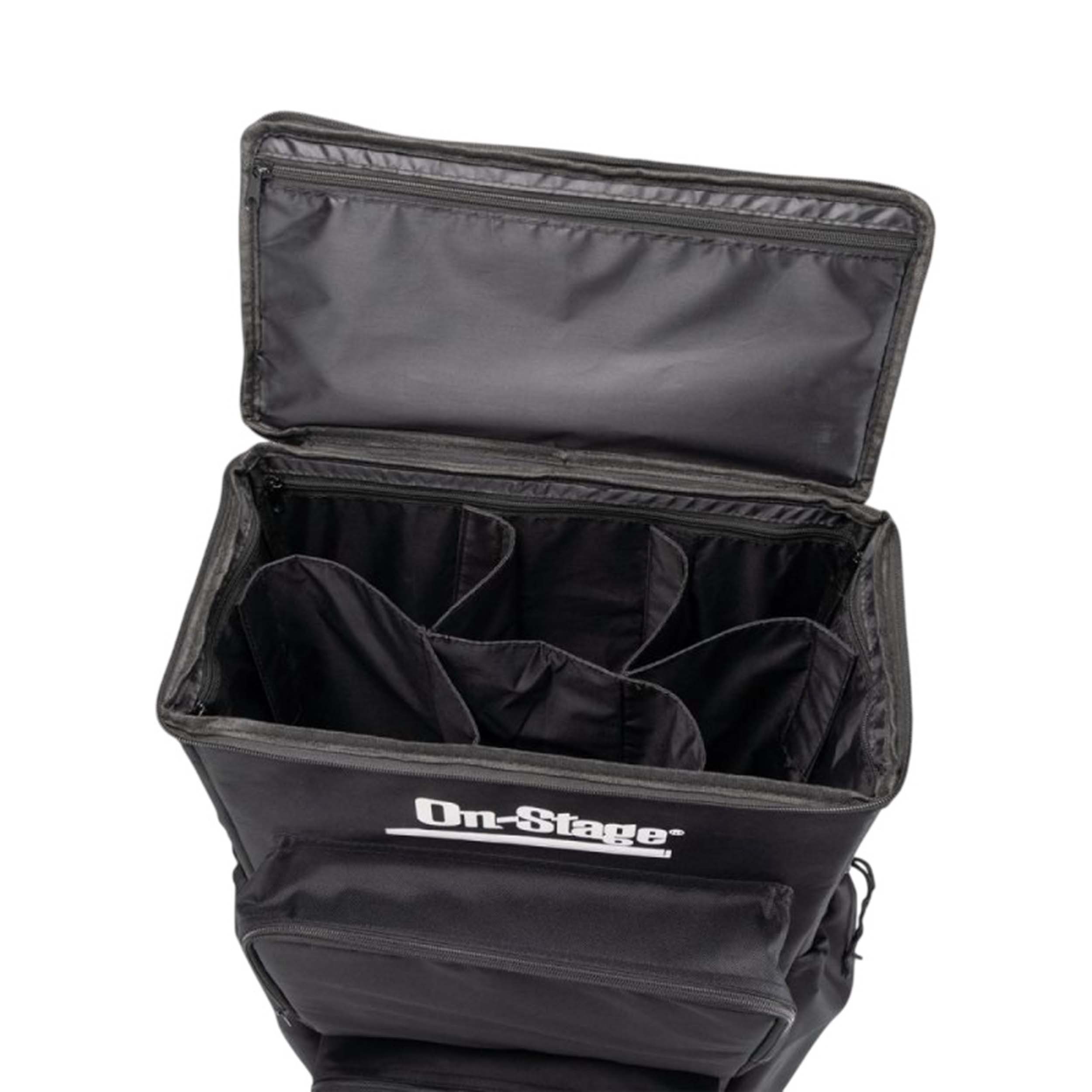 On-Stage GR9000 Rolling Gig Bag for Mic Stands, Cables, and DJ Gear by On-Stage