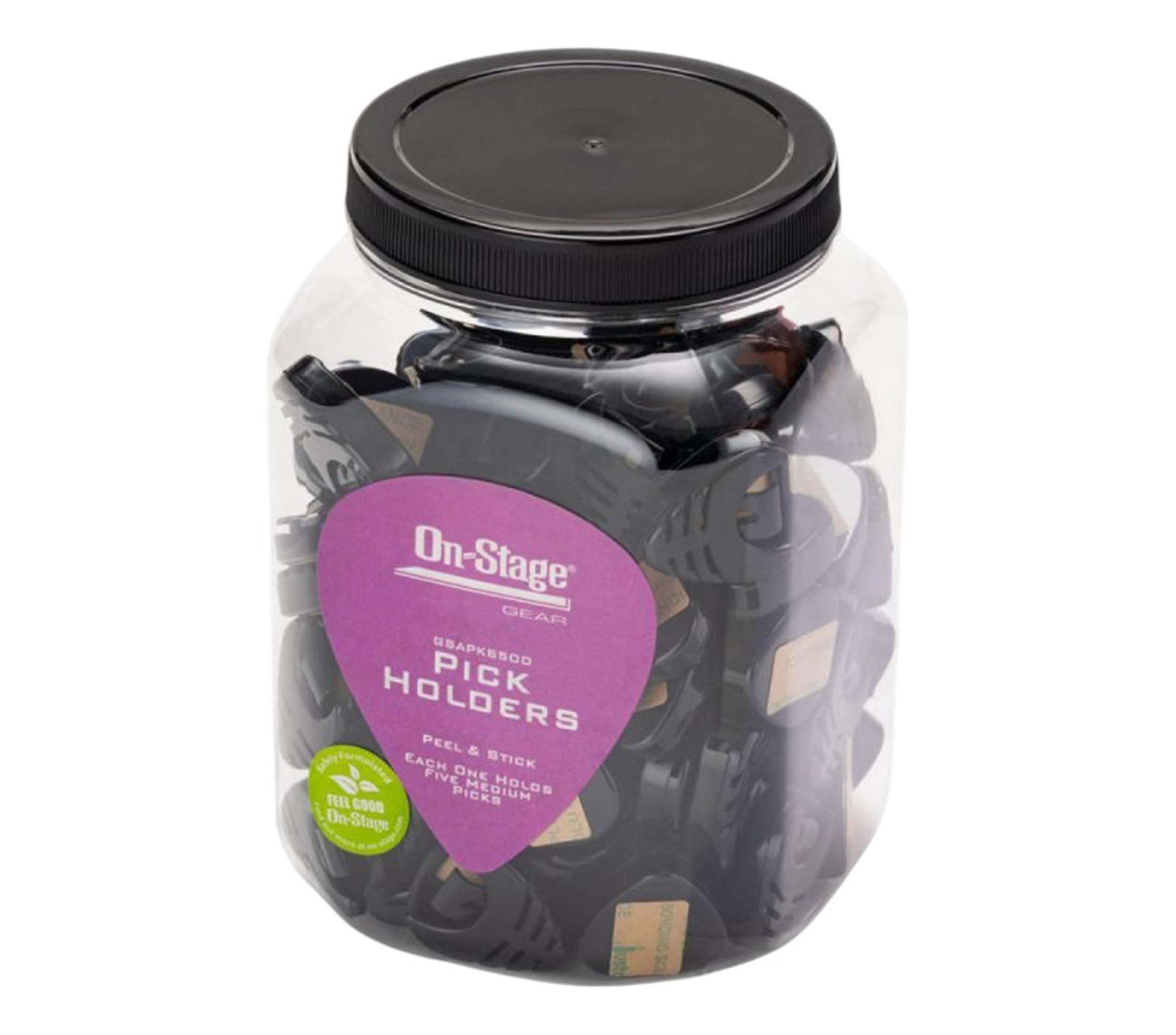 On-Stage GSAPK6500 Jar of 100 Pick Holders by On-Stage