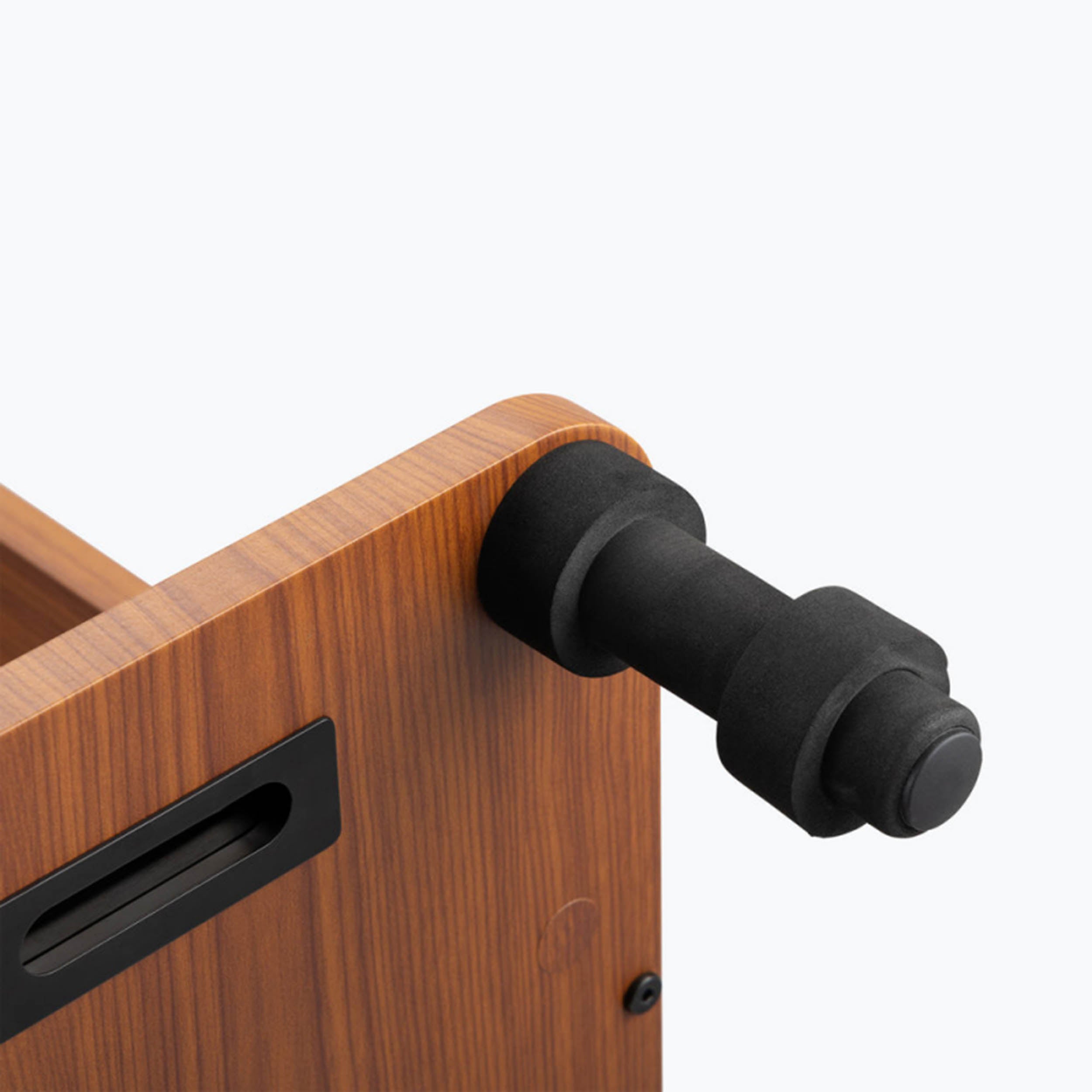 On-Stage GWS5000 Guitar Workstation with Elevated Amp Stand - Black and Rosewood Finish by On-Stage