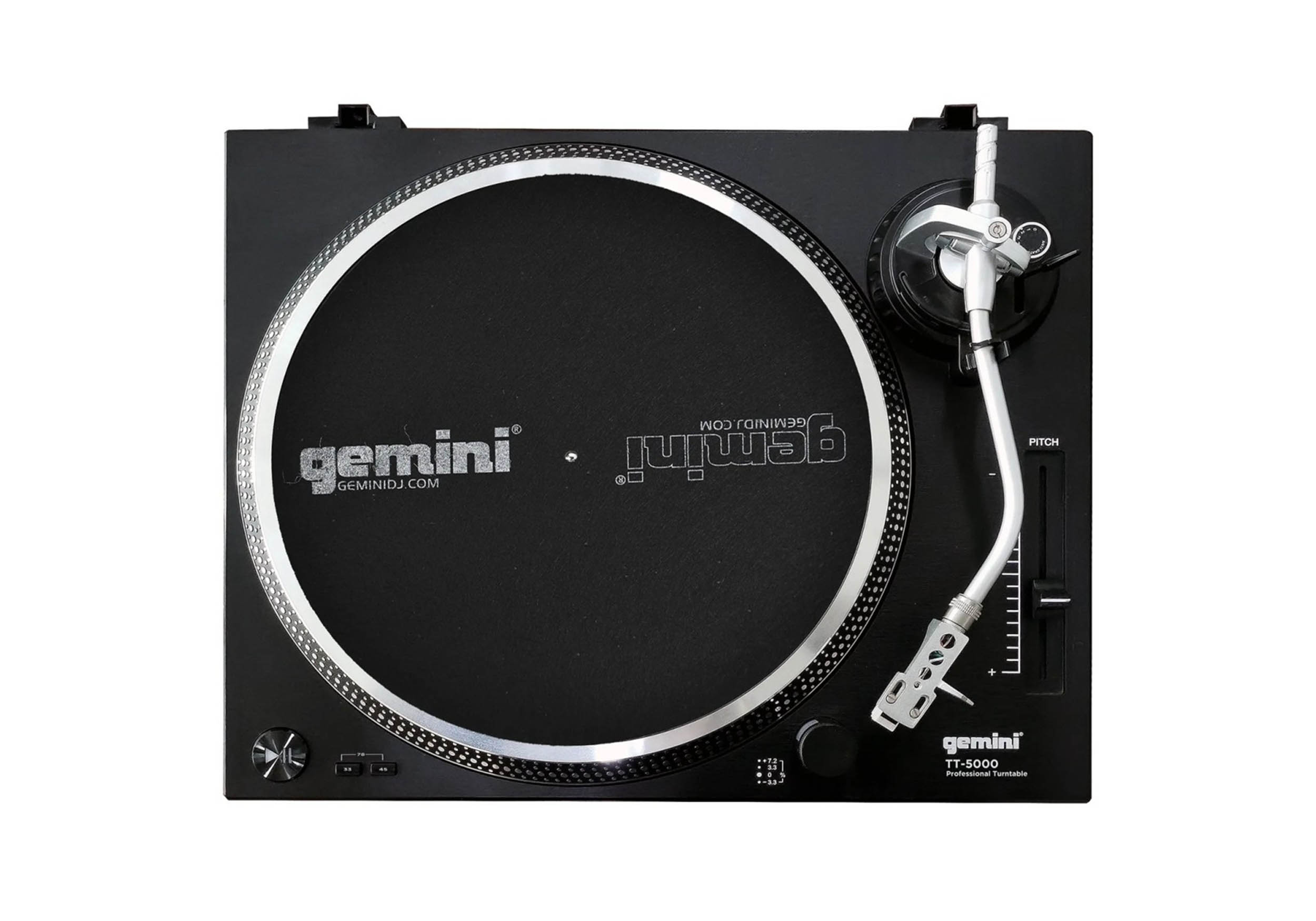 Gemini TT5000 Direct Drive DJ Professional Turntable for Vinyl Records by Gemini Sound
