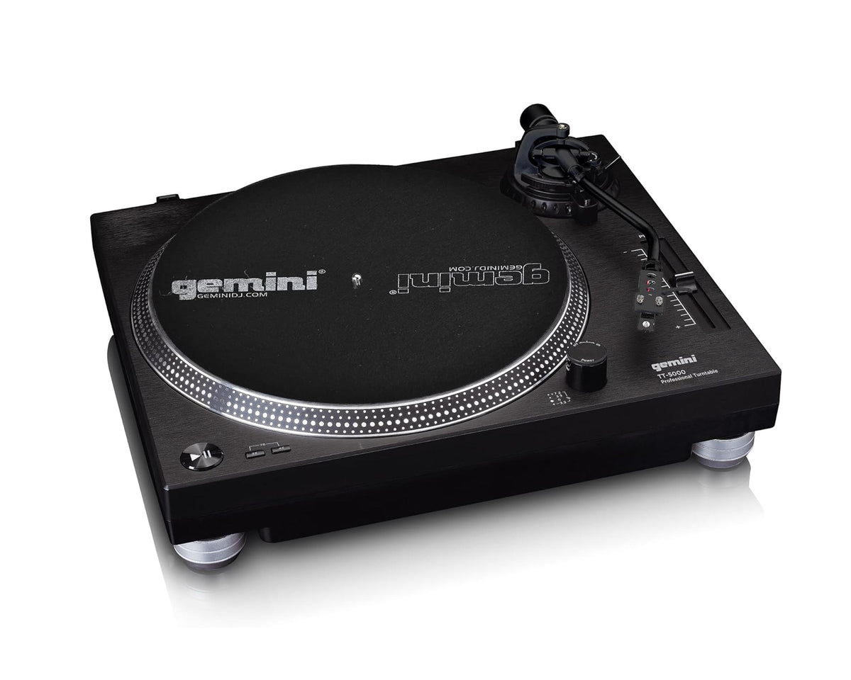 Gemini TT5000 Direct Drive DJ Professional Turntable for Vinyl Records