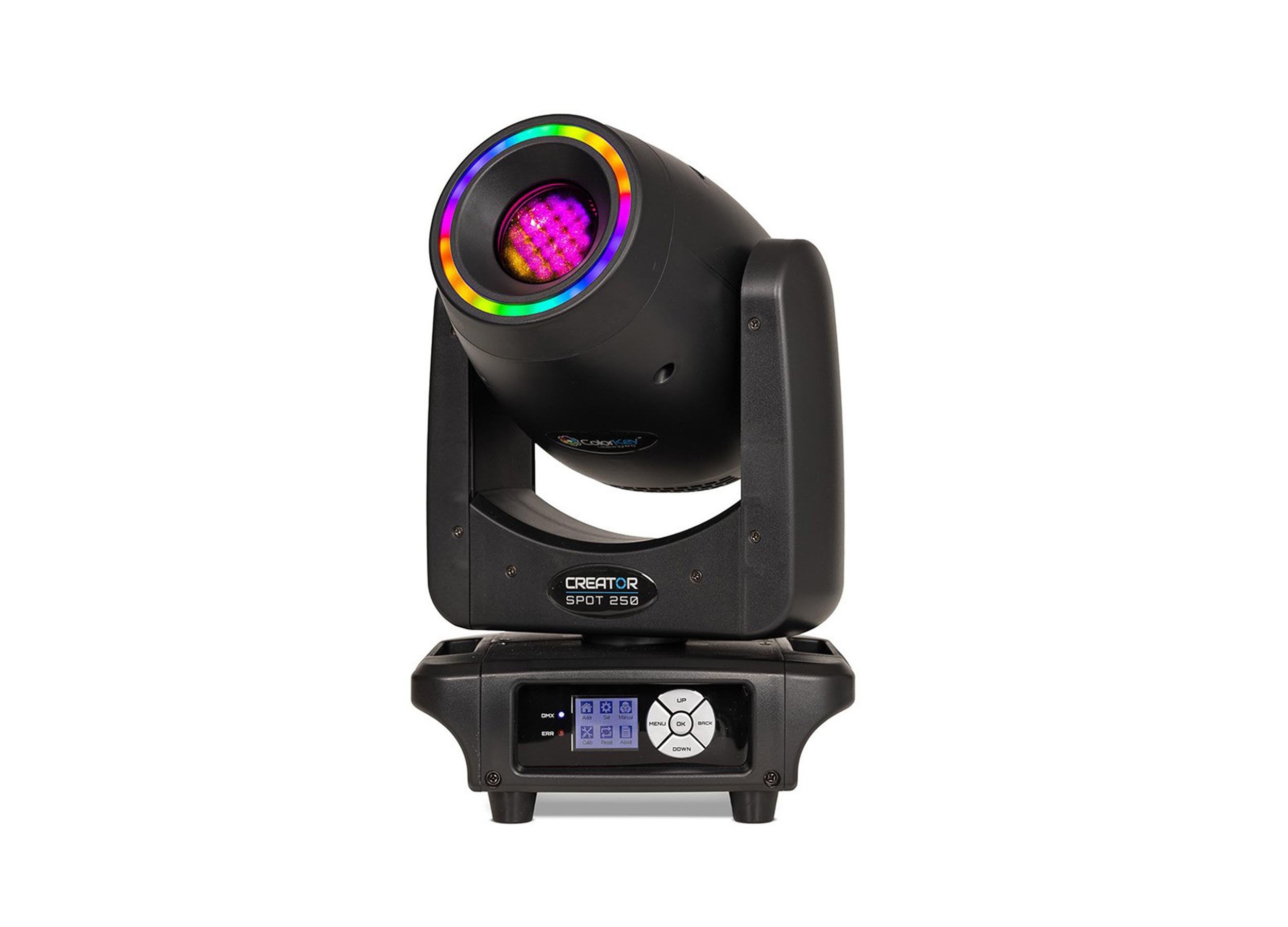 B-Stock: ColorKey CKU-5120 Creator Spot 250 Moving Head - Black by ColorKey