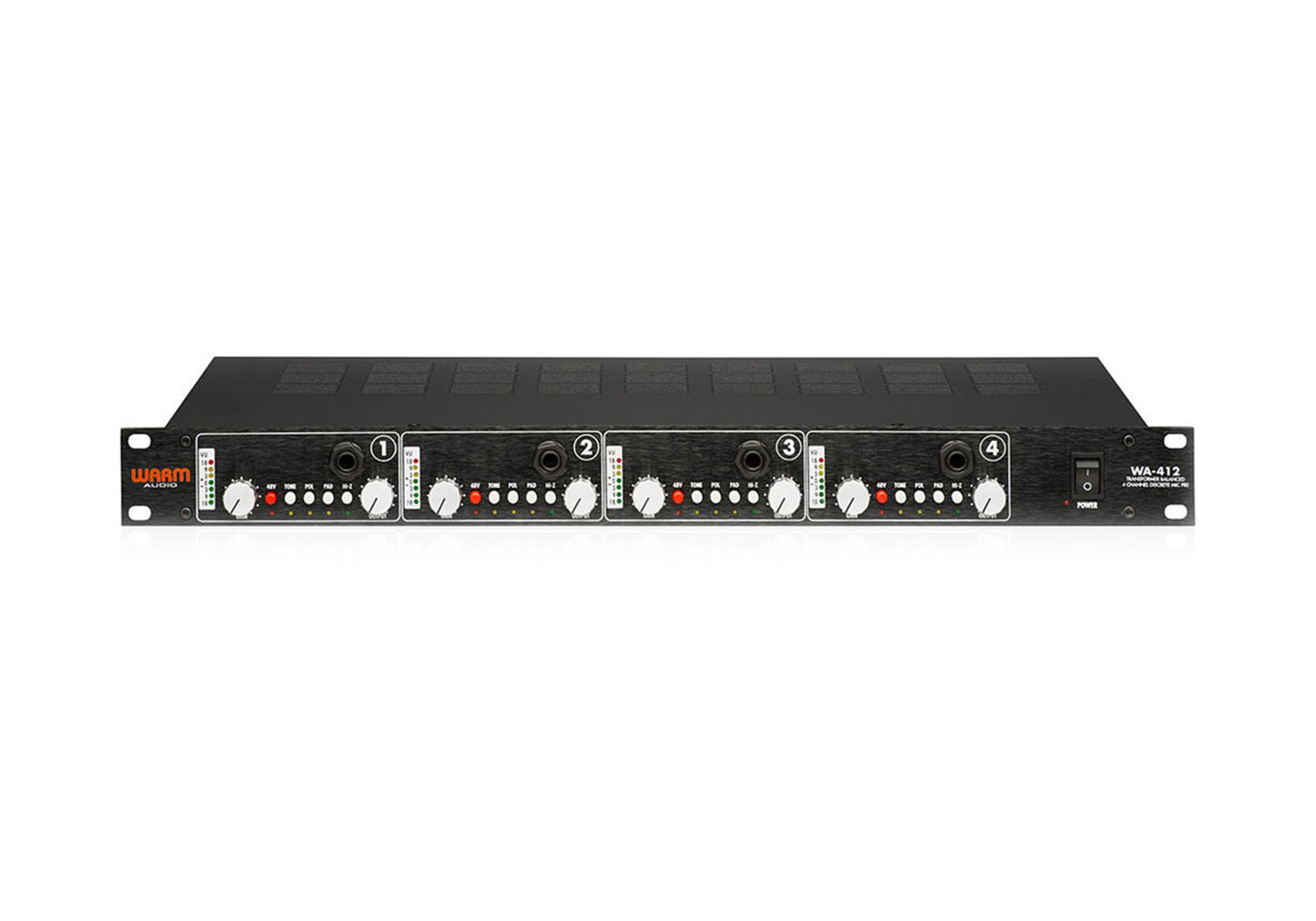 Warm Audio 412 Four-Channel Microphone Pre-Amp with DI by Warm Audio