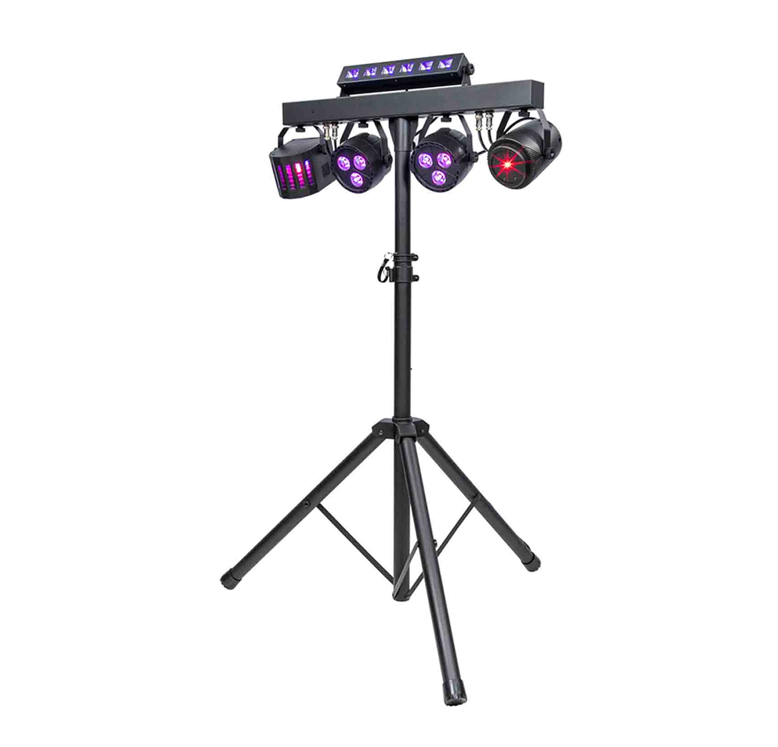 ColorKey CKU-3030 PartyBar FX Multi Effect Professional Lighting Bundle by ColorKey