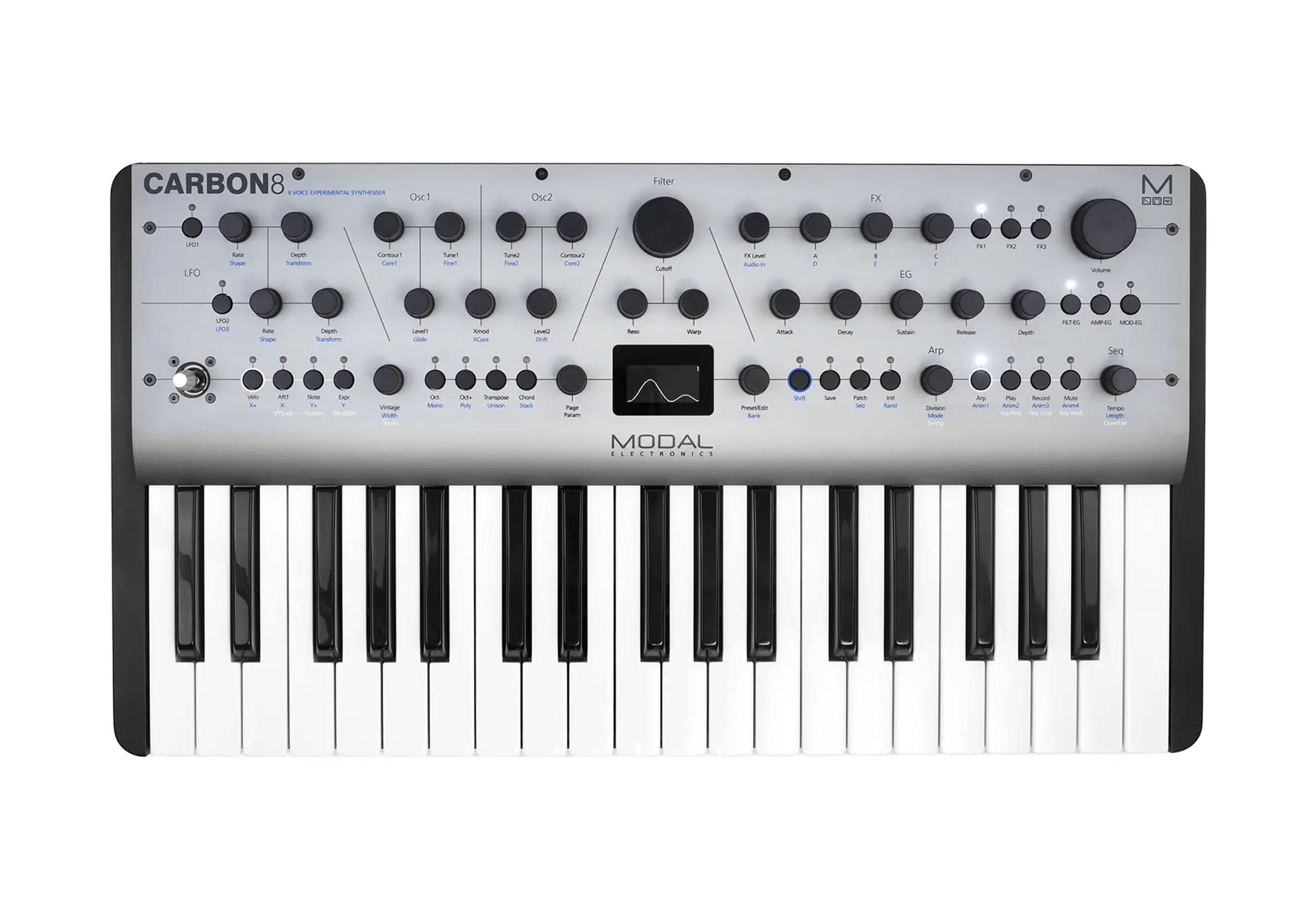 Modal Electronics CARBON8 37-Key Experimental Digital Synthesizer by Modal