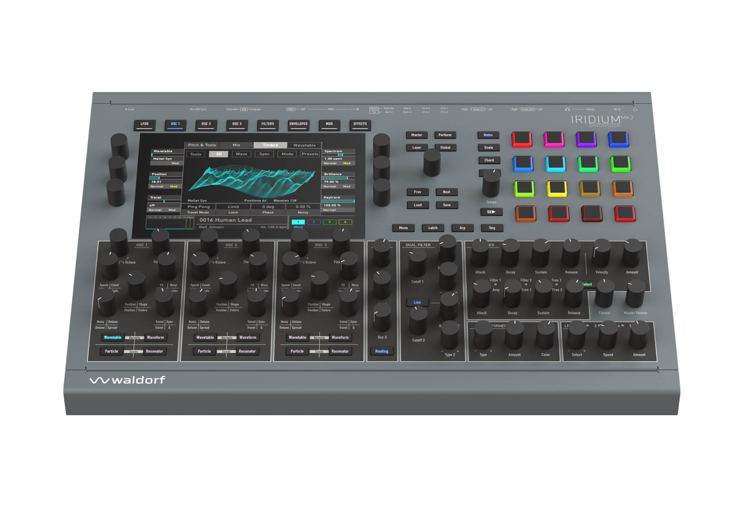 Waldorf Iridium Desktop MK2 Digital Polyphonic Synthesizer by Waldorf