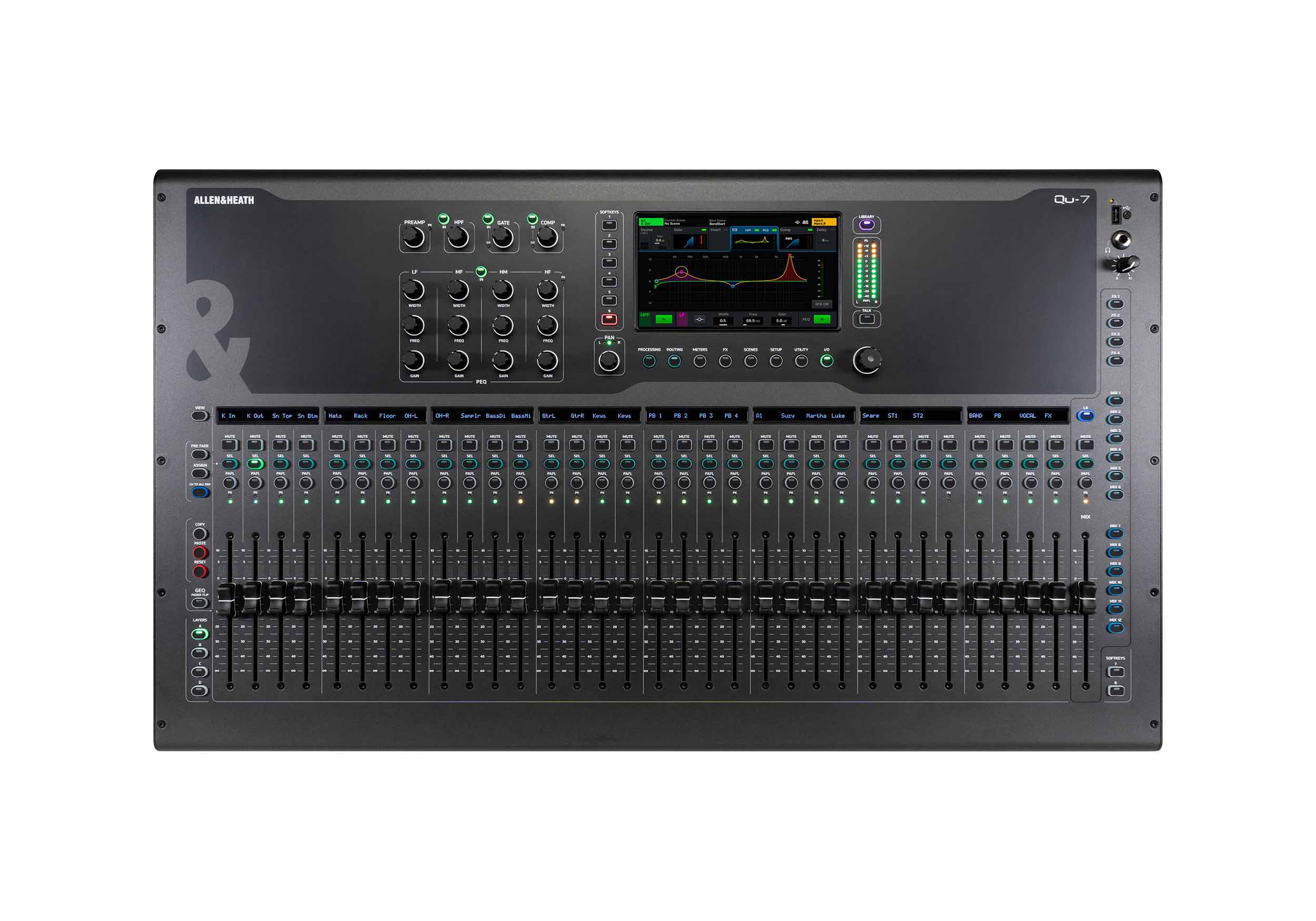 B-Stock: Allen & Heath Qu-7 Digital Mixer 38 Input / 24 Output - 96kHz XCVI Core by ALLEN & HEATH