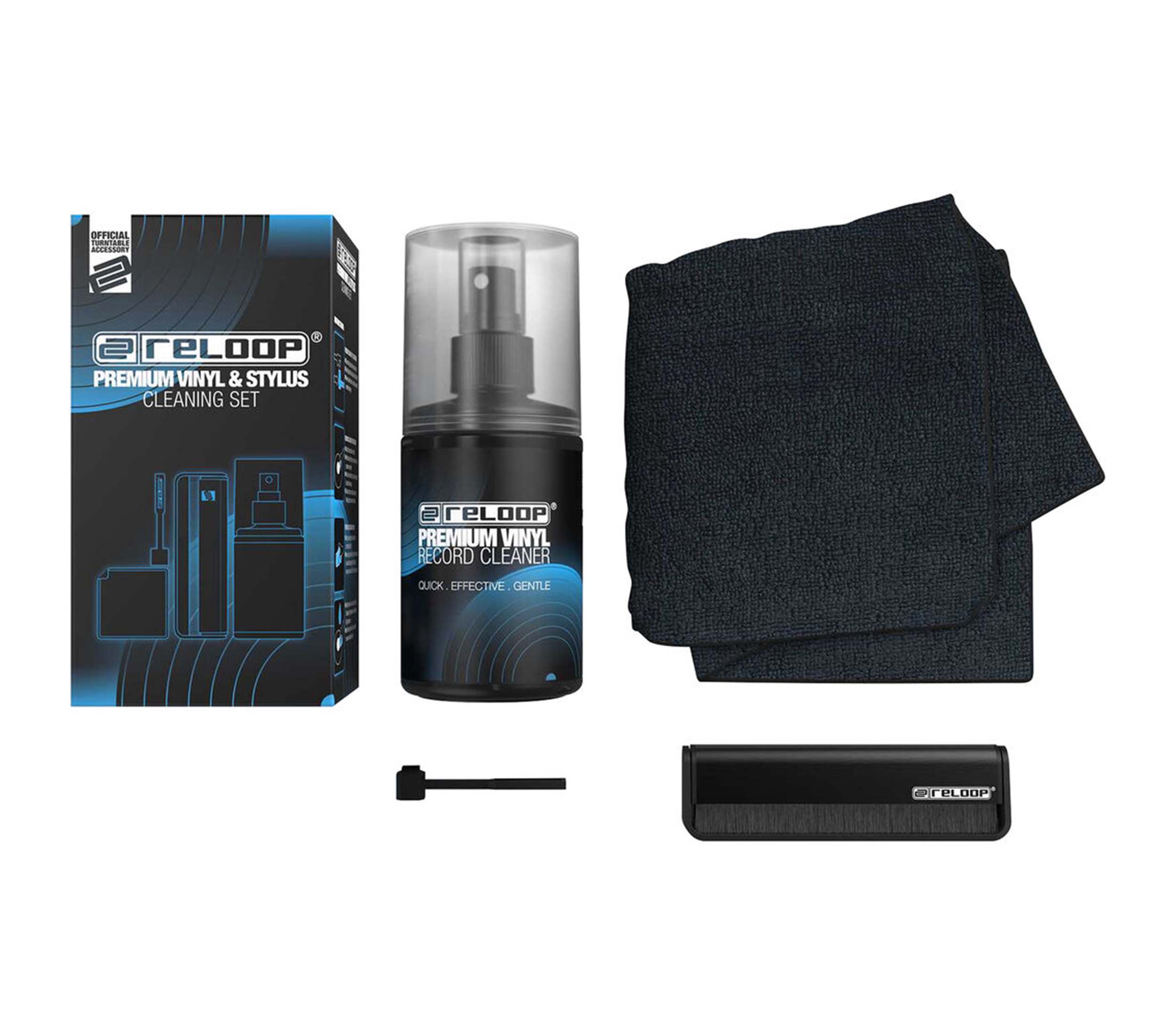 Reloop Premium Vinyl & Stylus Cleaning Set by Reloop