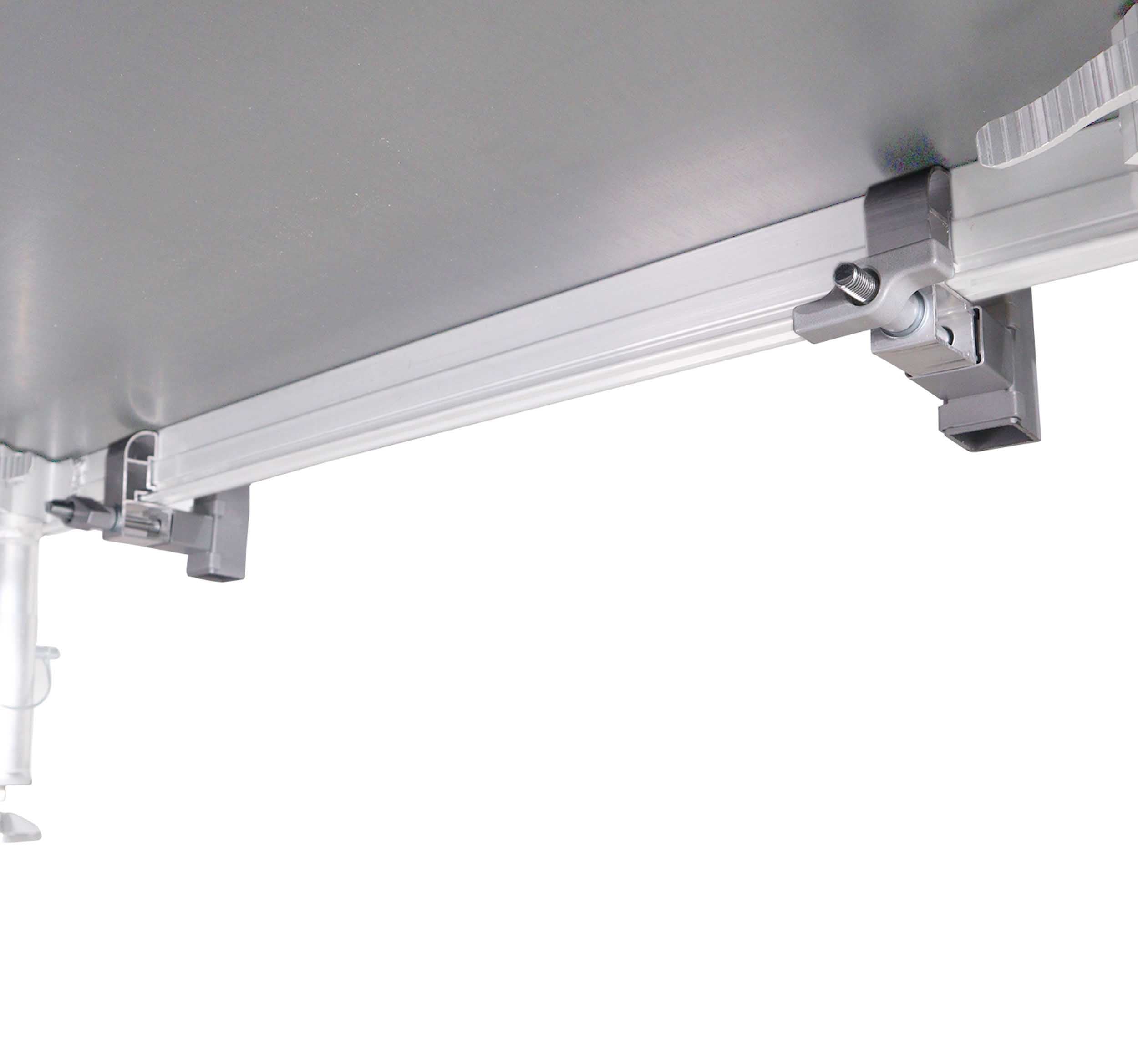 ProX XSQ-GR4FTPRO MK4, 4 Ft Professional Single Guard Rail for StageQ Portable Stage Platform by ProX Cases
