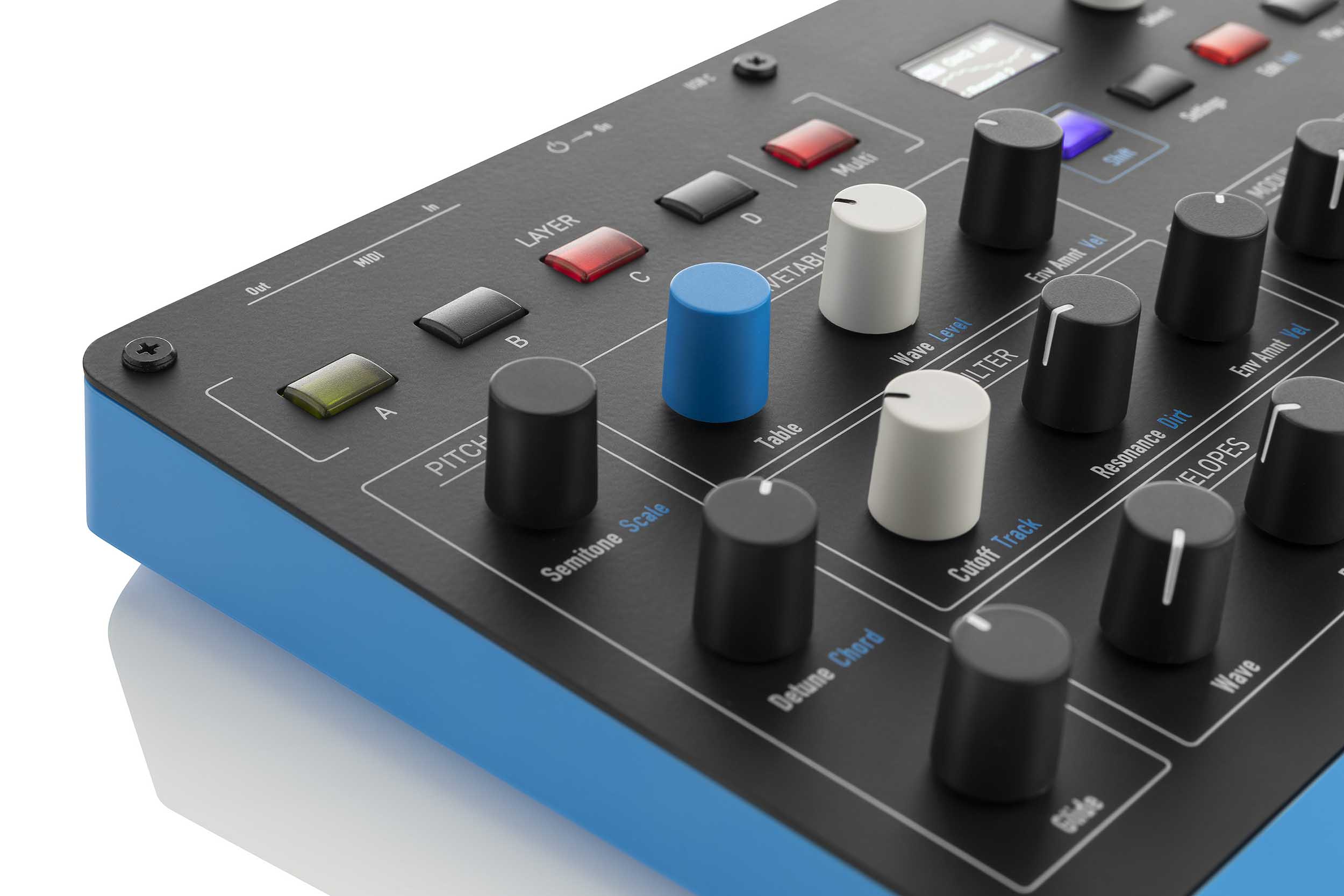 Waldorf Protein Compact 8 Voice Polyphonic Authentic Wavetable Synthesizer with MIDI & USB by Waldorf