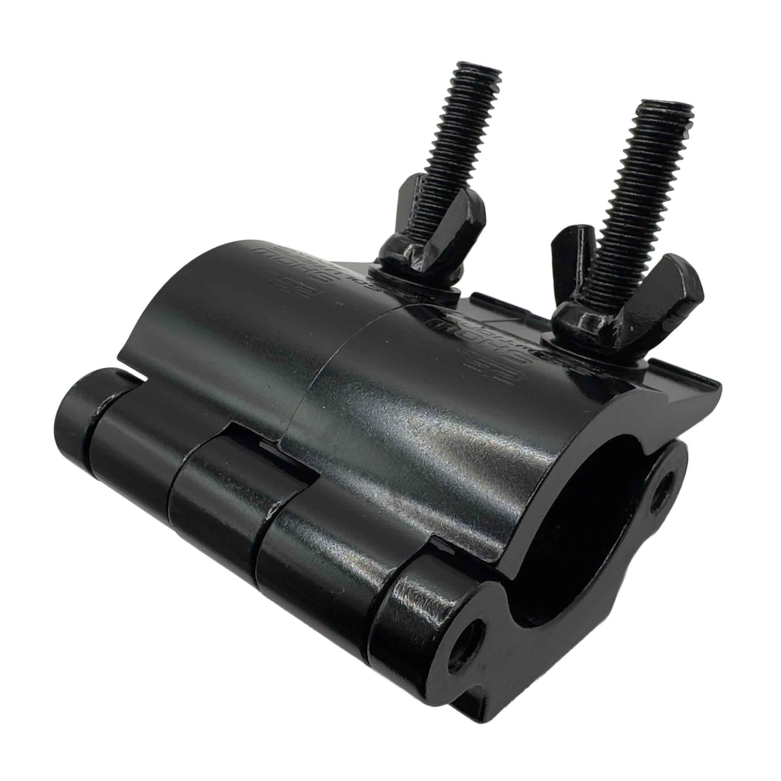 Odyssey LACP100B Dual Pipe Clamp, Fits 1.5 - 2" Tube, 1102 lbs Load Capacity, Anodized Black by Odyssey