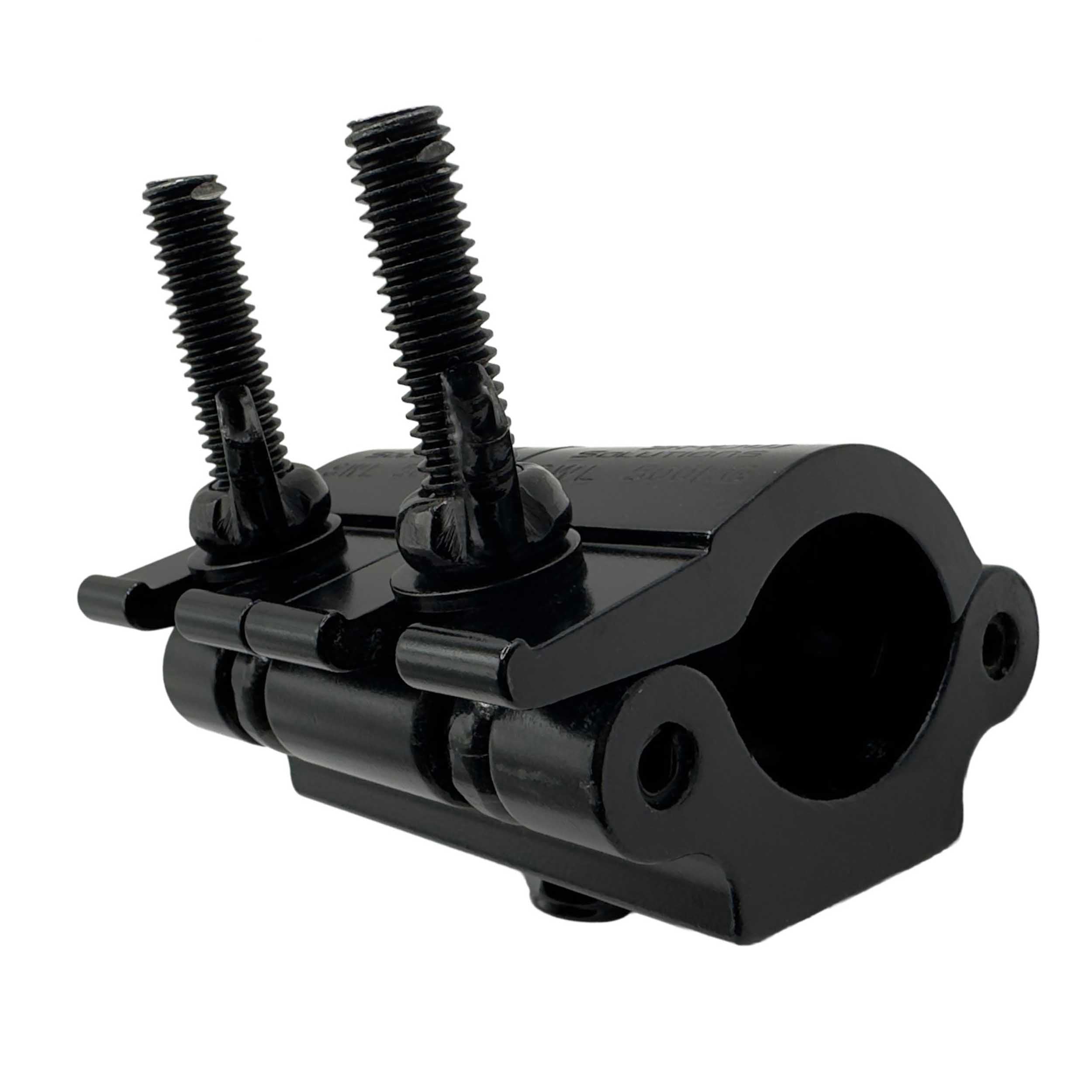 Odyssey LACP100B Dual Pipe Clamp, Fits 1.5 - 2" Tube, 1102 lbs Load Capacity, Anodized Black by Odyssey