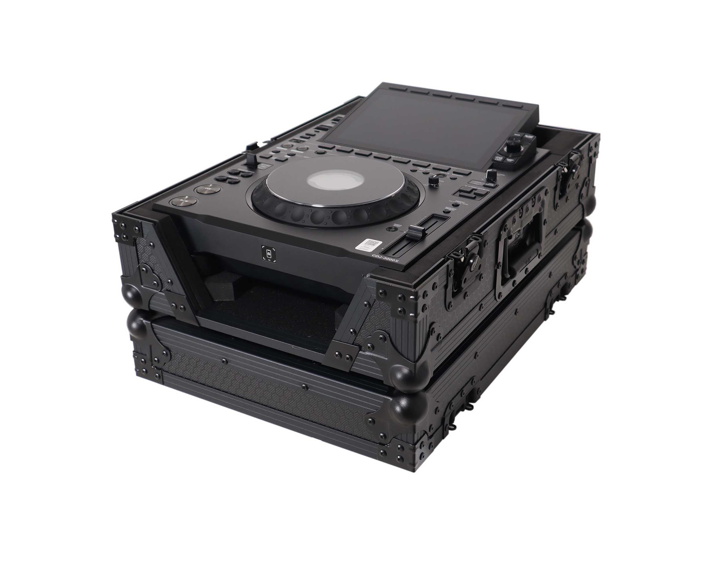 ProX XS-CDXBL ATA Flight Case for AlphaTheta CDJ-3000X and Pioneer CDJ-3000 DJ Media Player with Heavy Duty Protection - Black by ProX Cases