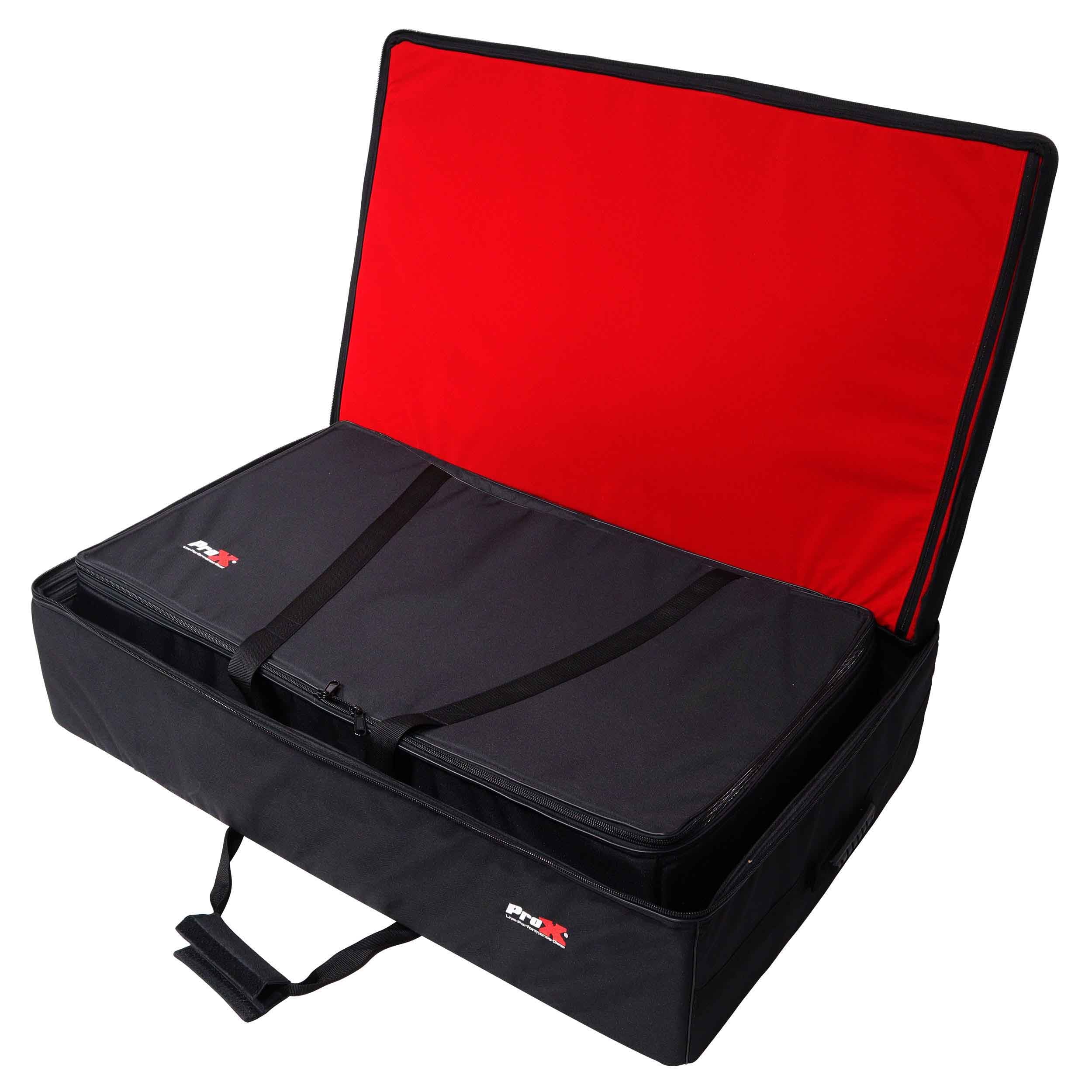 ProX XB-DJCTBAG Set of Two Soft Padded Carrying Travel Bags for ProX Control Tower DJ Podium by ProX Cases