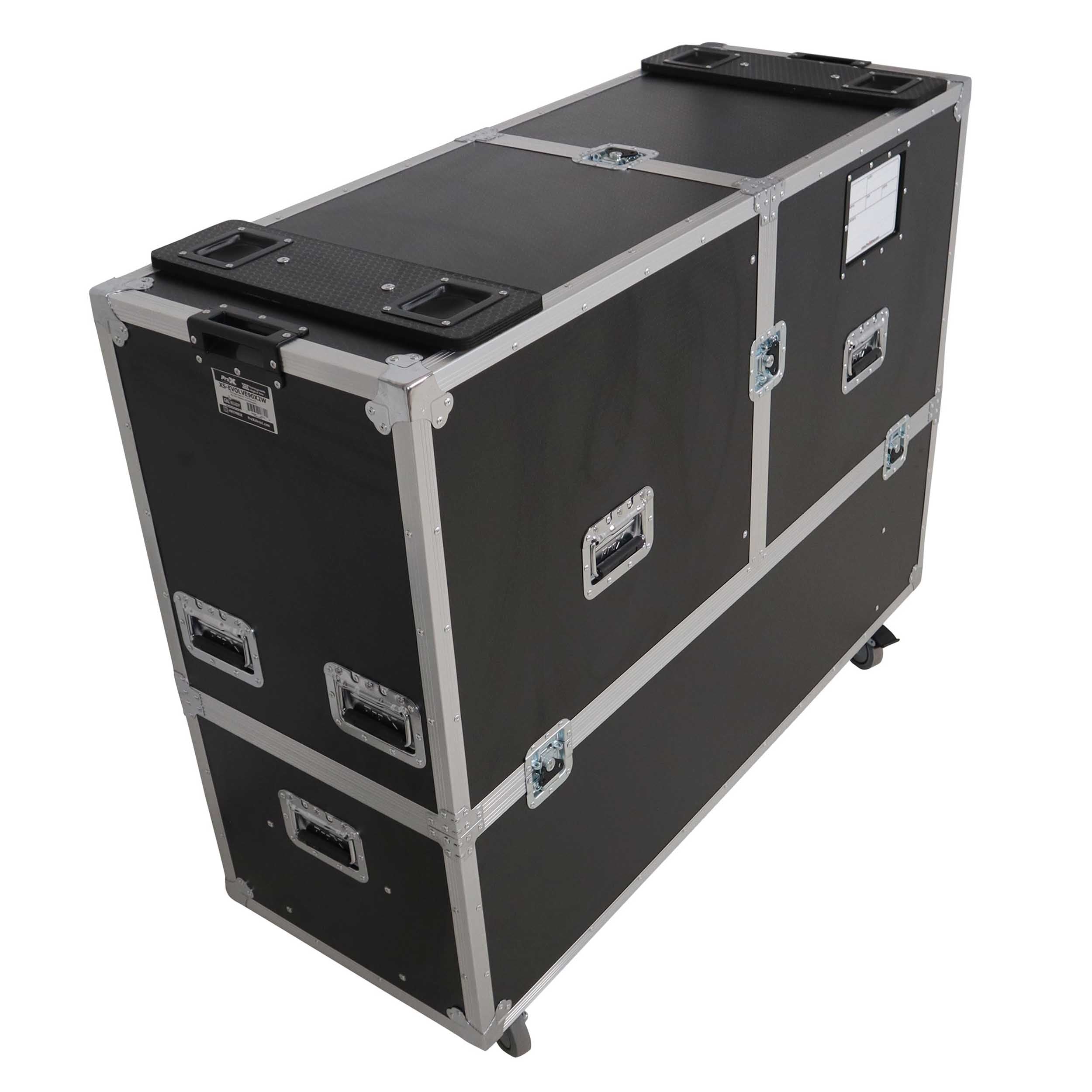 ProX XS-EVOLVE90X2W ATA Flight Case for 2x EV Evolve 90 Compact Arrays by ProX Cases