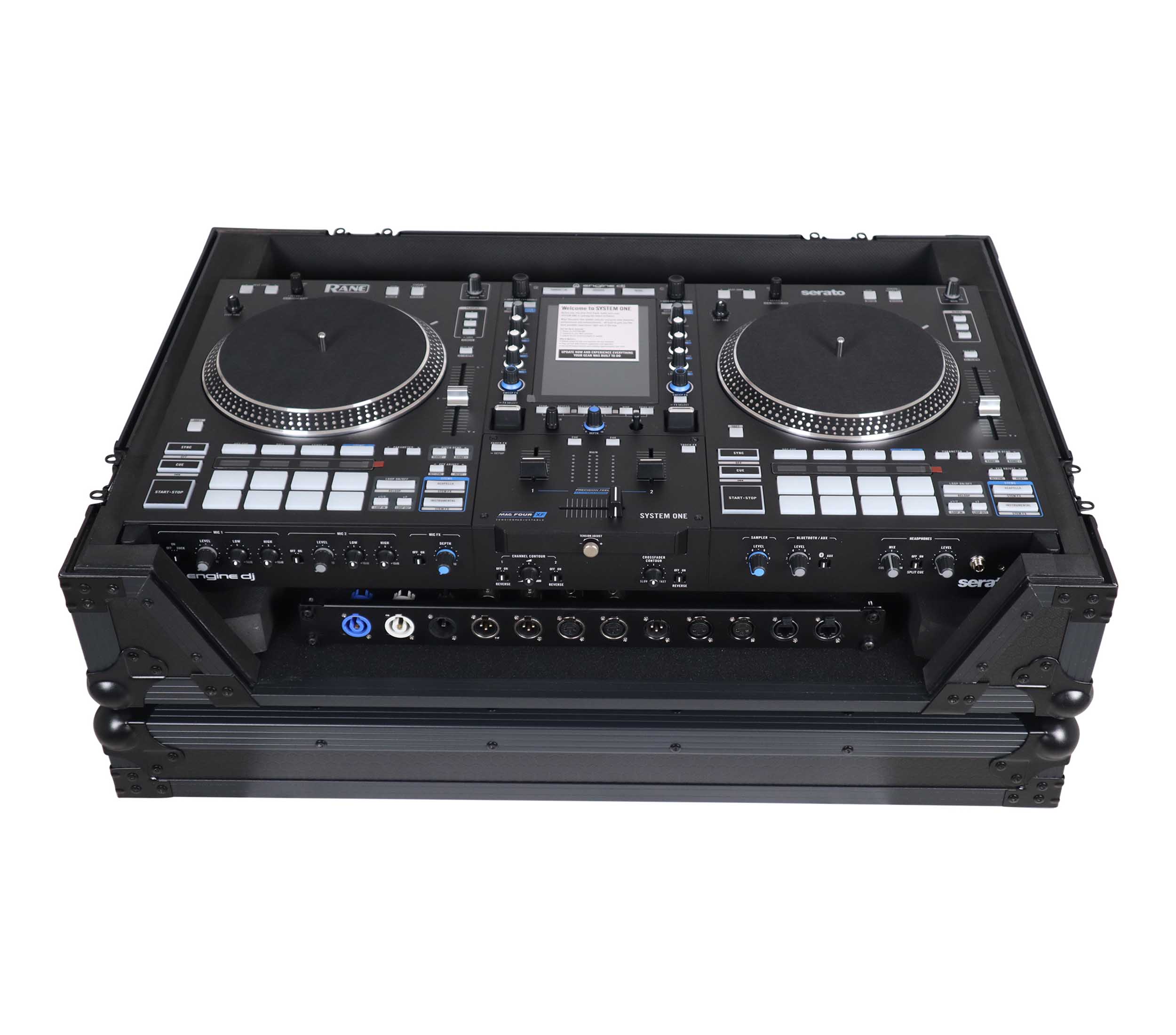 ProX XS-RANESYSONEWBL Flight Case for RANE SYSTEM ONE DJ Controller with Wheels - Black on Black by ProX Cases