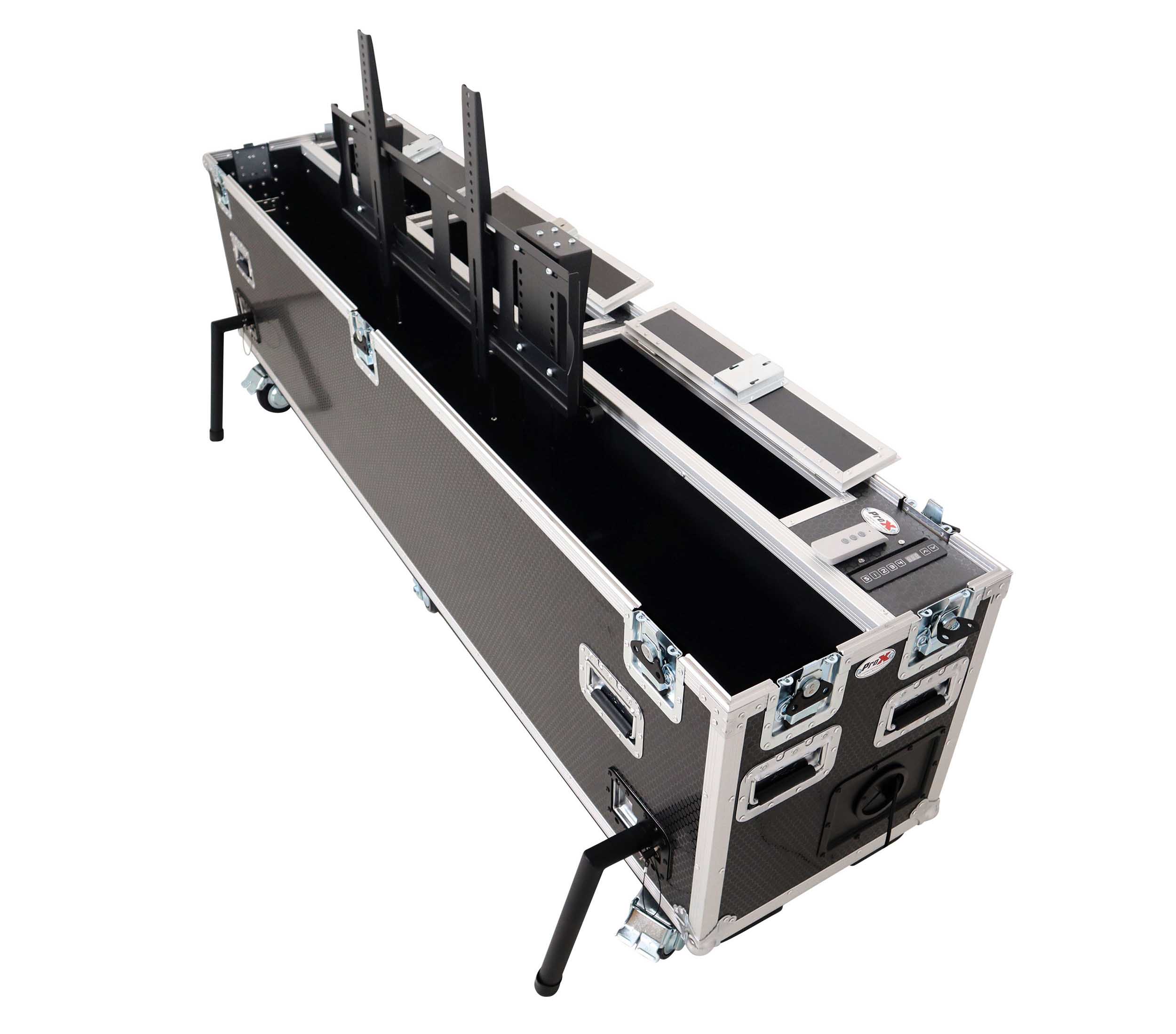 ProX XS-LCD7090WSKYLIFT Motorized Universal Case for 80"-90" Flat Panel LED, LCD Monitors with 4" Casters by ProX Cases